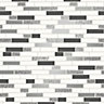 Holden Décor Grey & white Metallic effect Tile Blown Wallpaper Sample