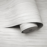 Holden Décor Opus Ferrara Grey Fabric effect Textured Wallpaper