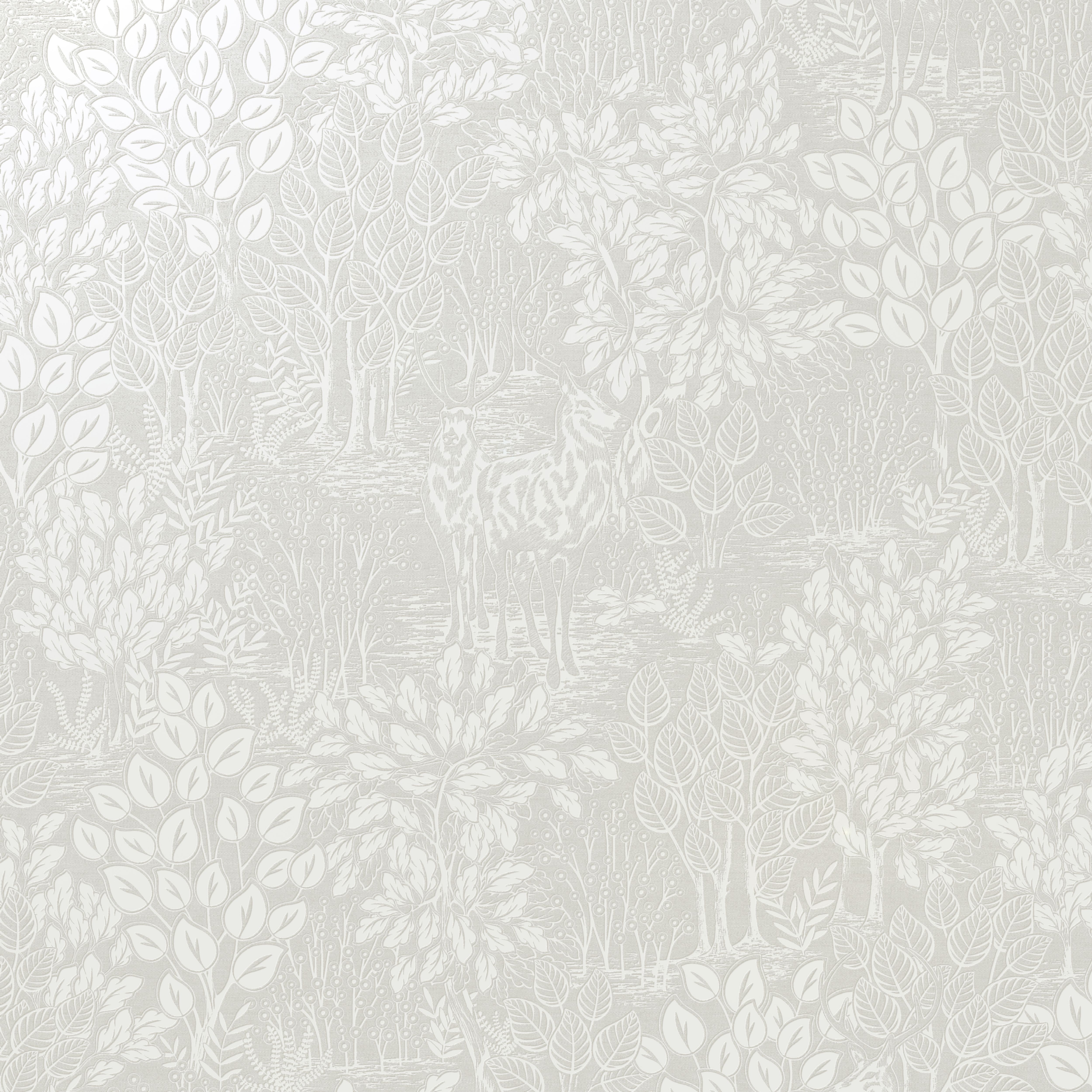 Holden Décor Opus Majella Taupe Etched woodland Embossed Wallpaper Sample