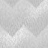 Holden Décor Statement Grey Glitter effect Chevron Textured Wallpaper