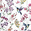 Holden Décor Statement Multicolour Floral & birds Smooth Wallpaper Sample