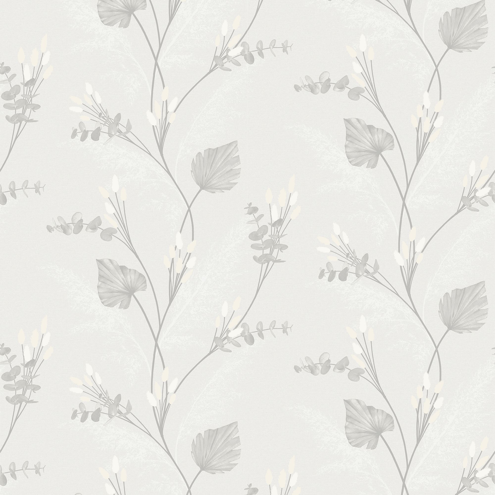 Holden Décor White Floral Embossed Wallpaper