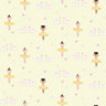 Holden Décor Yellow Glitter effect Ballerina Smooth Wallpaper Sample