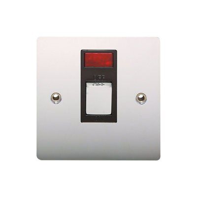 Holder Chrome 20A 1 gang Switch
