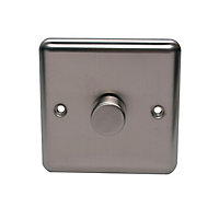 Holder Steel Flat profile Single 2 way Dimmer switch