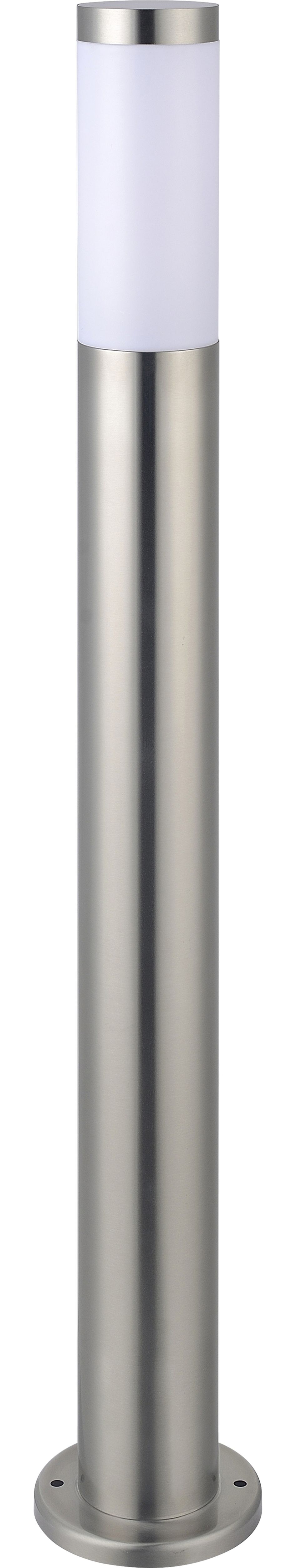 Hollis Stainless Steel Mains-powered 1 lamp Outdoor Post light (H)800mm