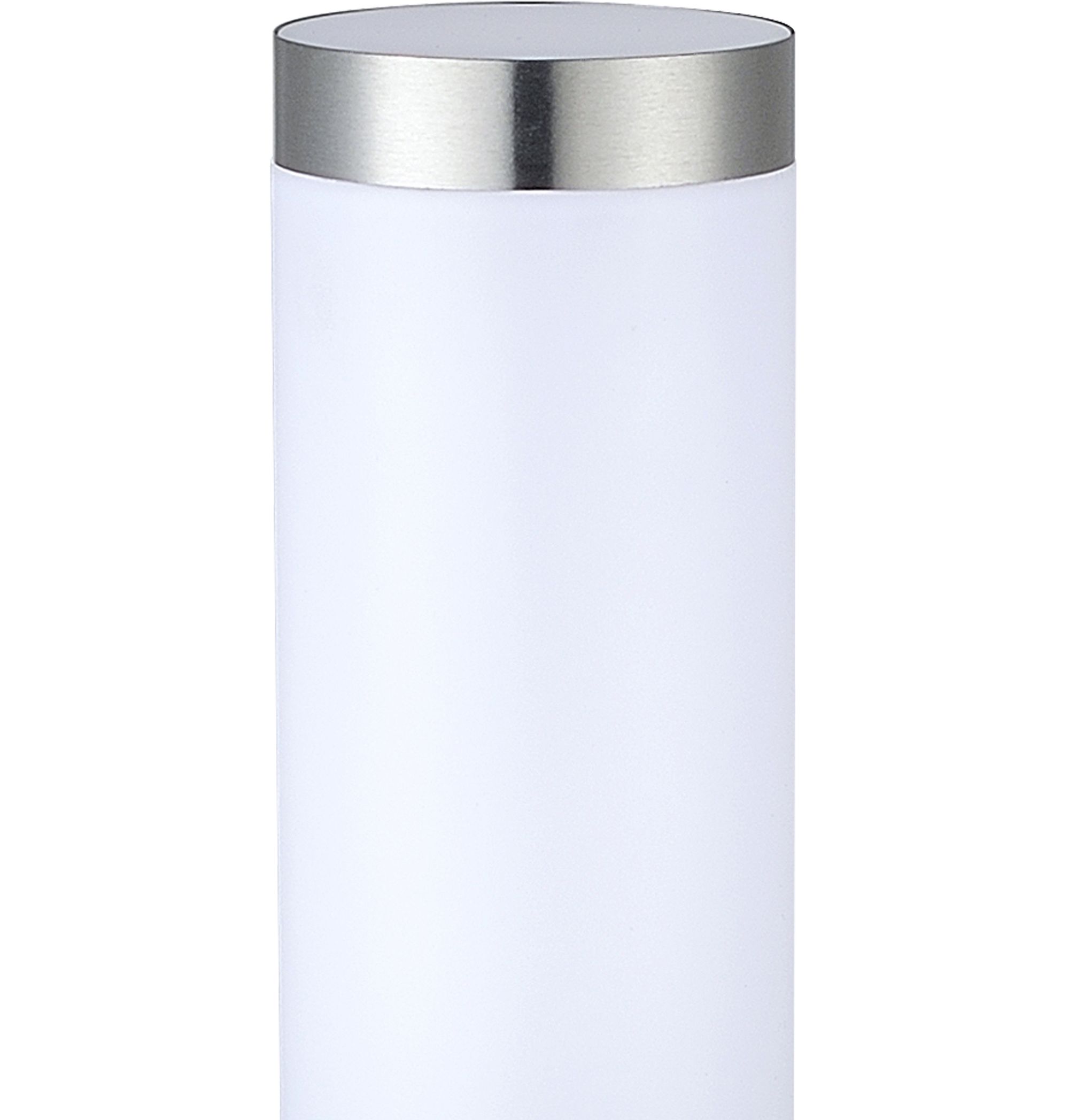 Hollis Stainless Steel Mains-powered 1 lamp Outdoor Post light (H)800mm