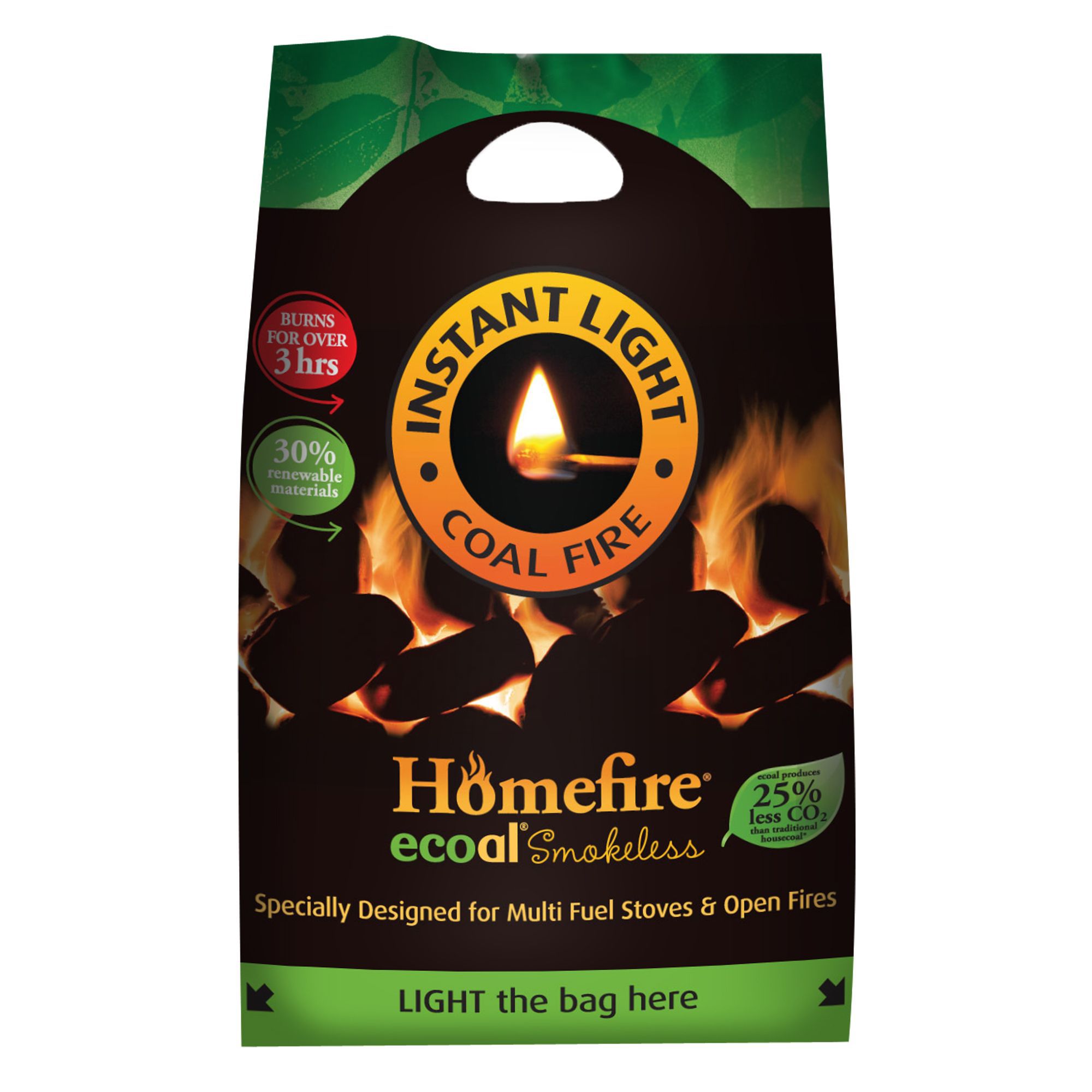 Homefire Ecoal Smokeless Solid fuel (instant light), 4.5kg | DIY at Bu0026Q