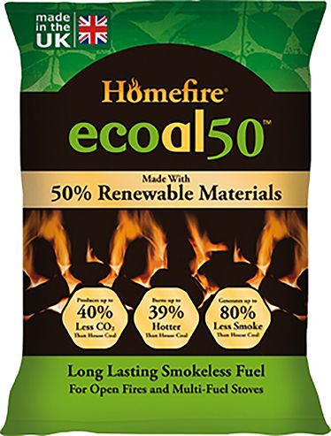 Homefire Ecoal Solid fuel briquettes, 10kg | DIY at Bu0026Q