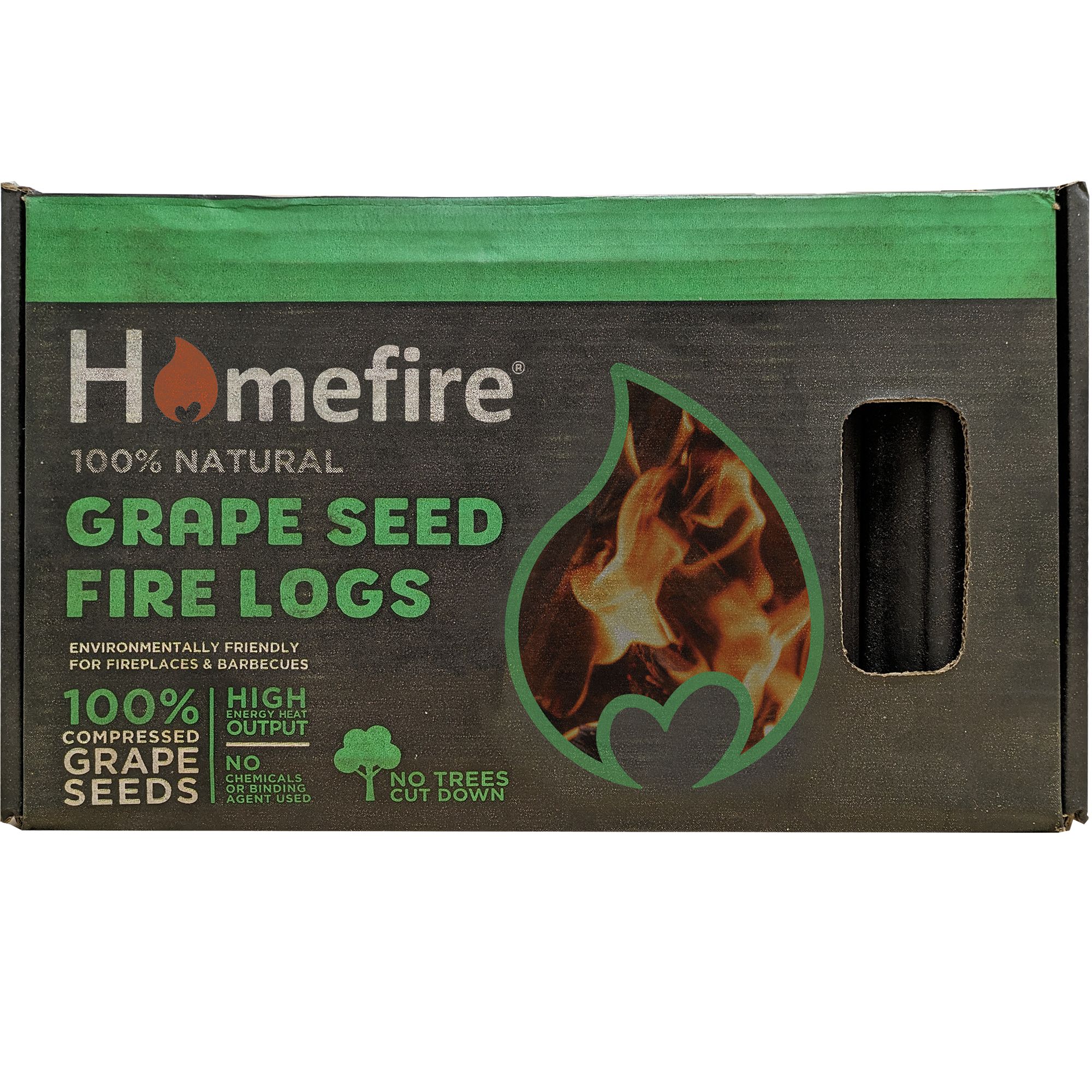 Homefire Heat log 5kg, Pack of 12 DIY at B&Q