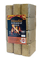Homefire Superheat Fire logs, Pack of 12