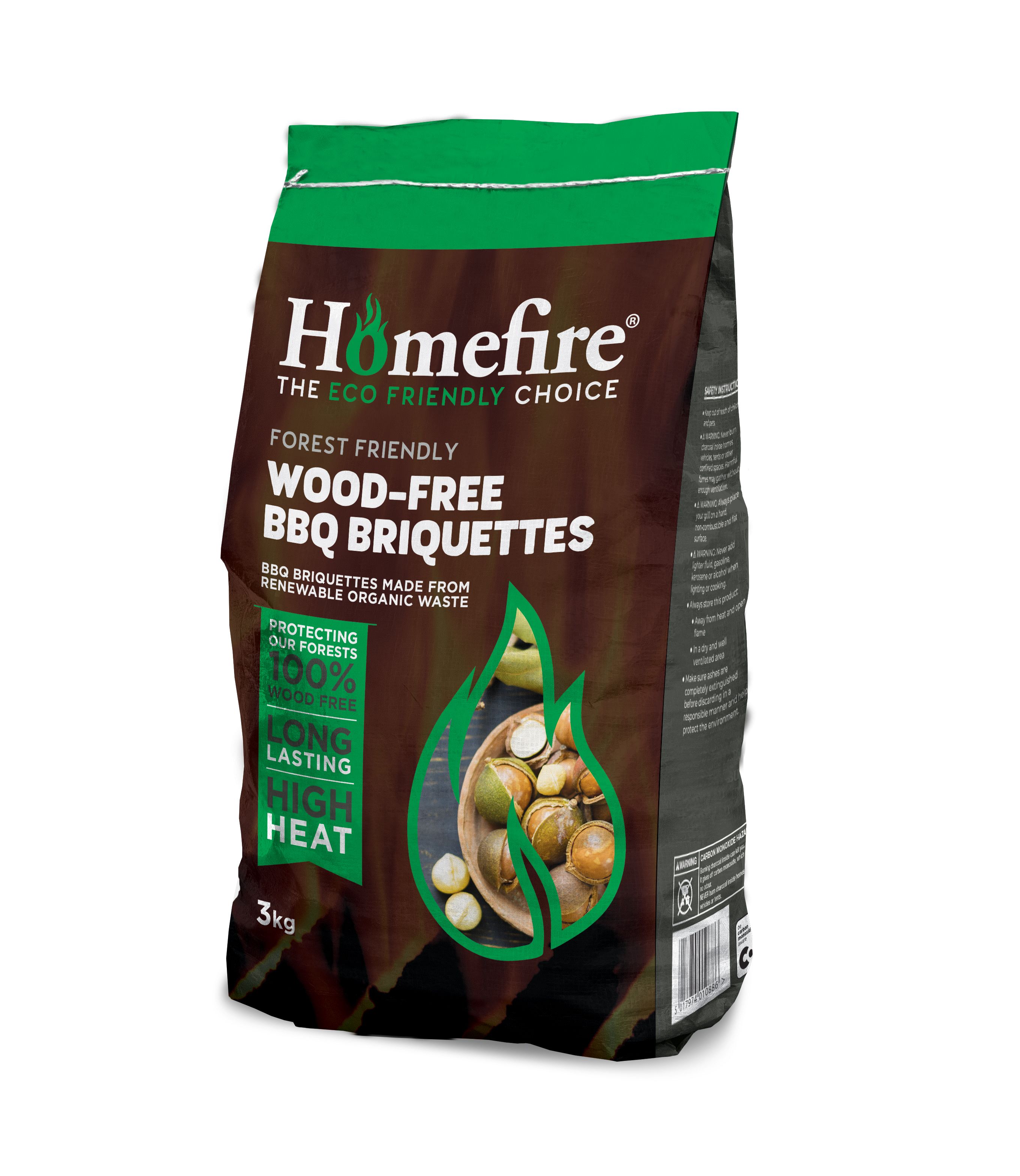 Homefire Wood-Free Solid fuel briquettes, 3kg | DIY at Bu0026Q