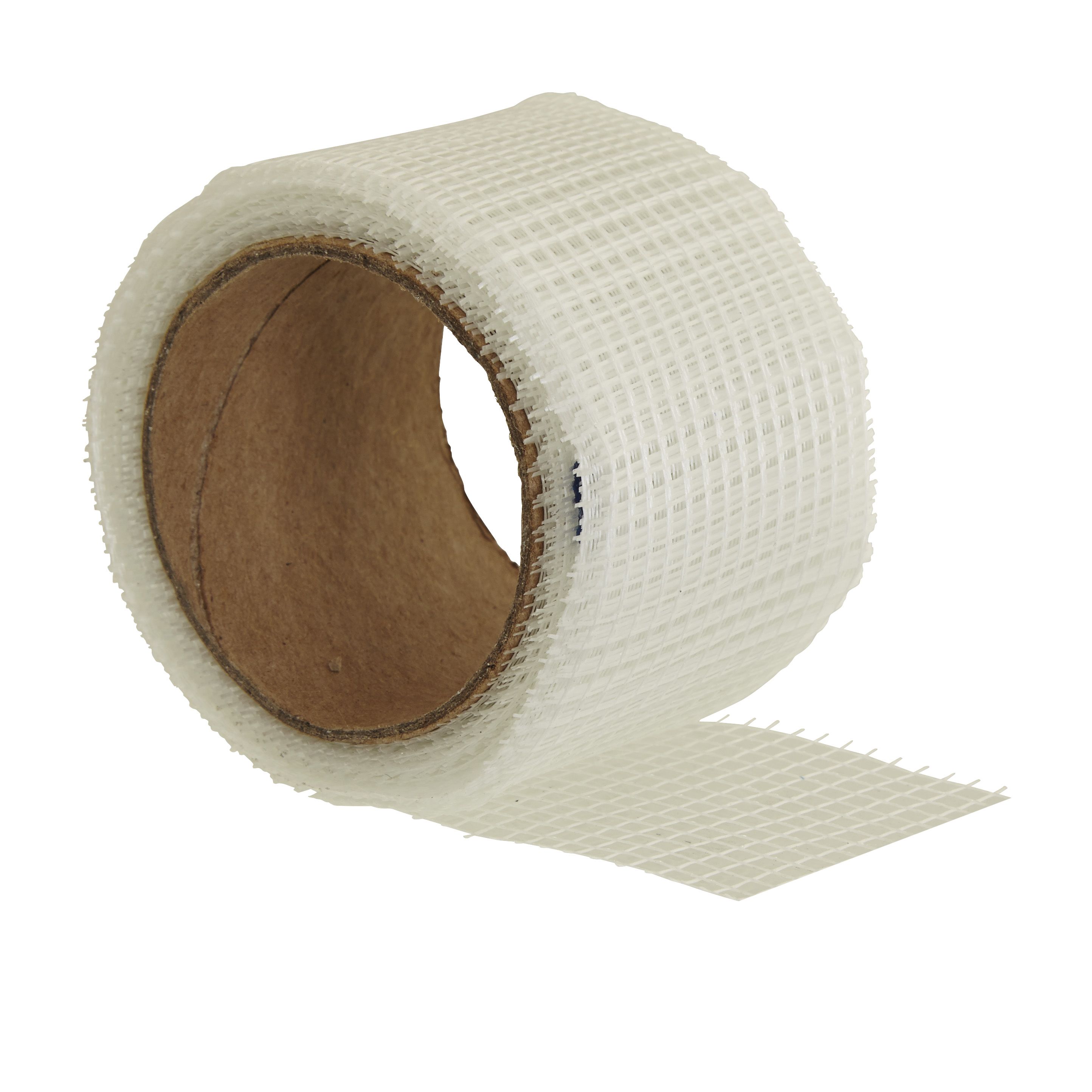 Homelux Fibreglass White Joining Tape (L)10m (W)50mm