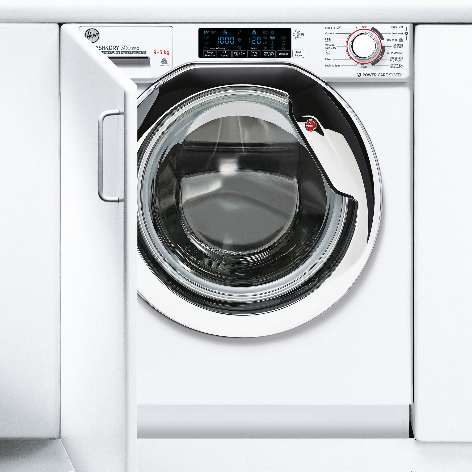 Hoover HBDOS695TAMCE80 8kg/5kg Built-in Condenser Washer dryer - White