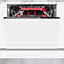 Hoover HDIN 4S613PS-80 Integrated Full size Dishwasher - Grey