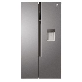 Hoover HHSWD918F1XK 70:30 American style Freestanding Fridge freezer