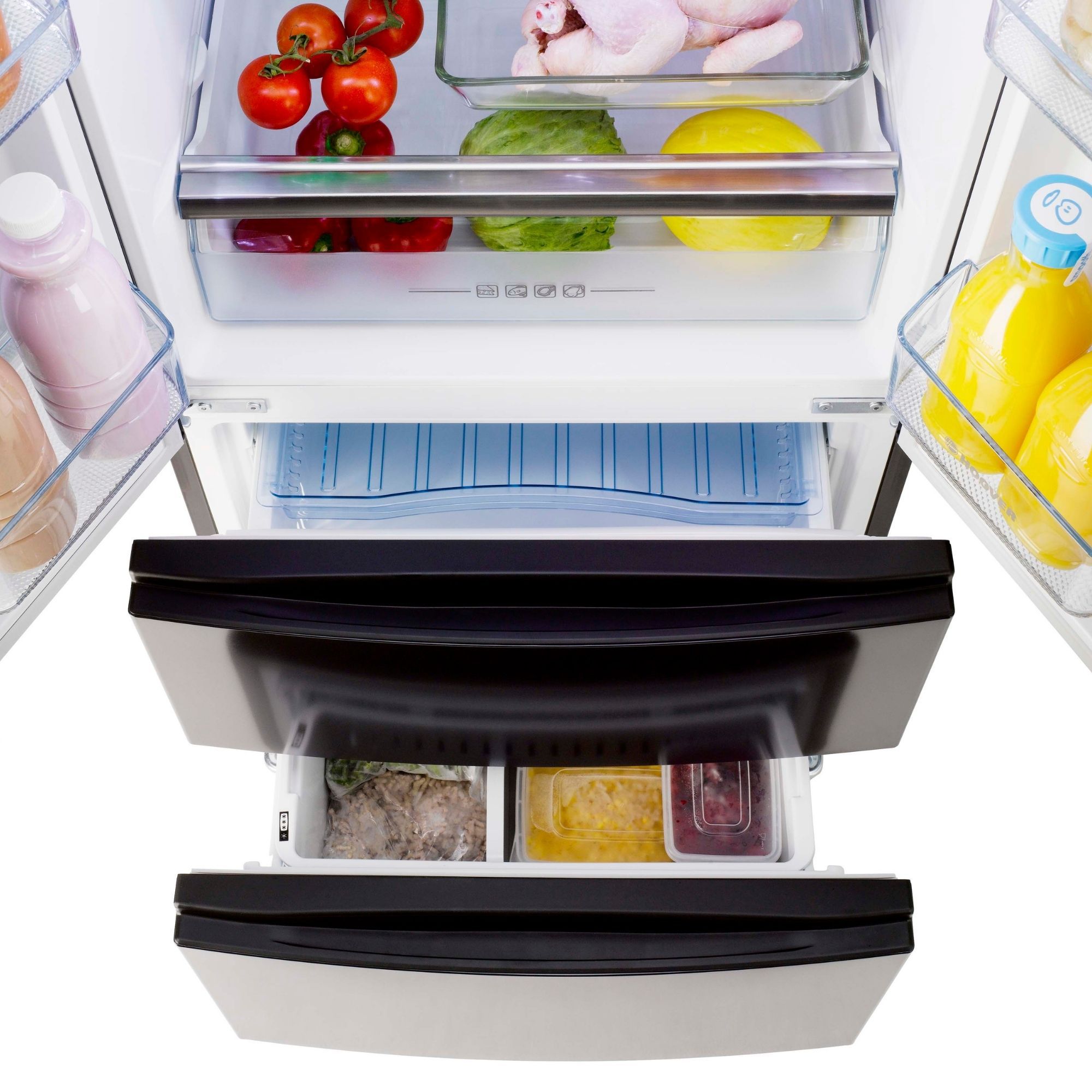 HOOVER HMN7182BK/1 MULTIDOOR SBS BLK