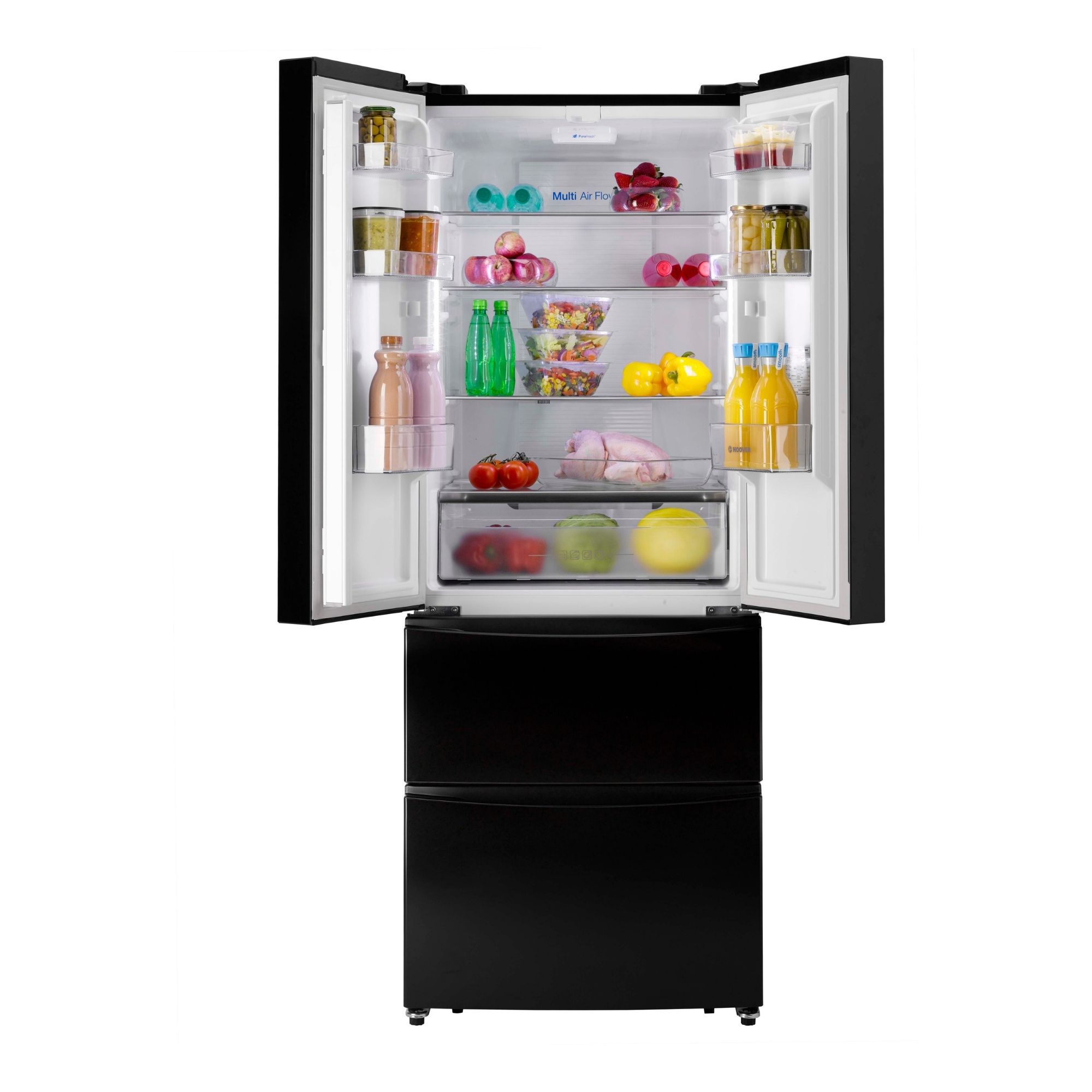 HOOVER HMN7182BK/1 MULTIDOOR SBS BLK