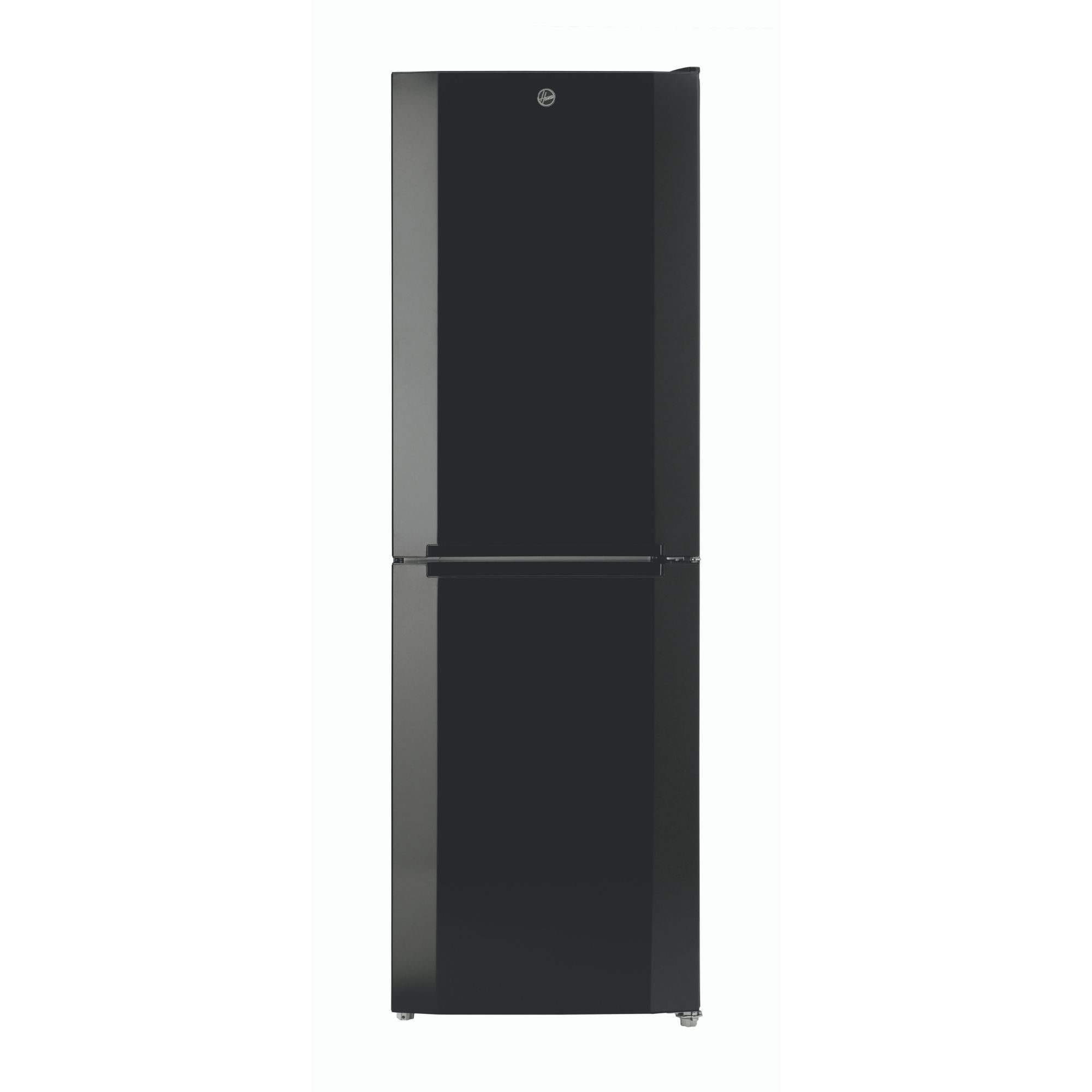 Hoover HMNB6182B5KN 50:50 Classic Freestanding Frost free Fridge freezer - Black metallic effect