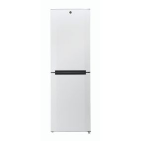 Hoover HMNB6182W5KN 50:50 Classic Freestanding Frost free Fridge freezer - White metallic effect