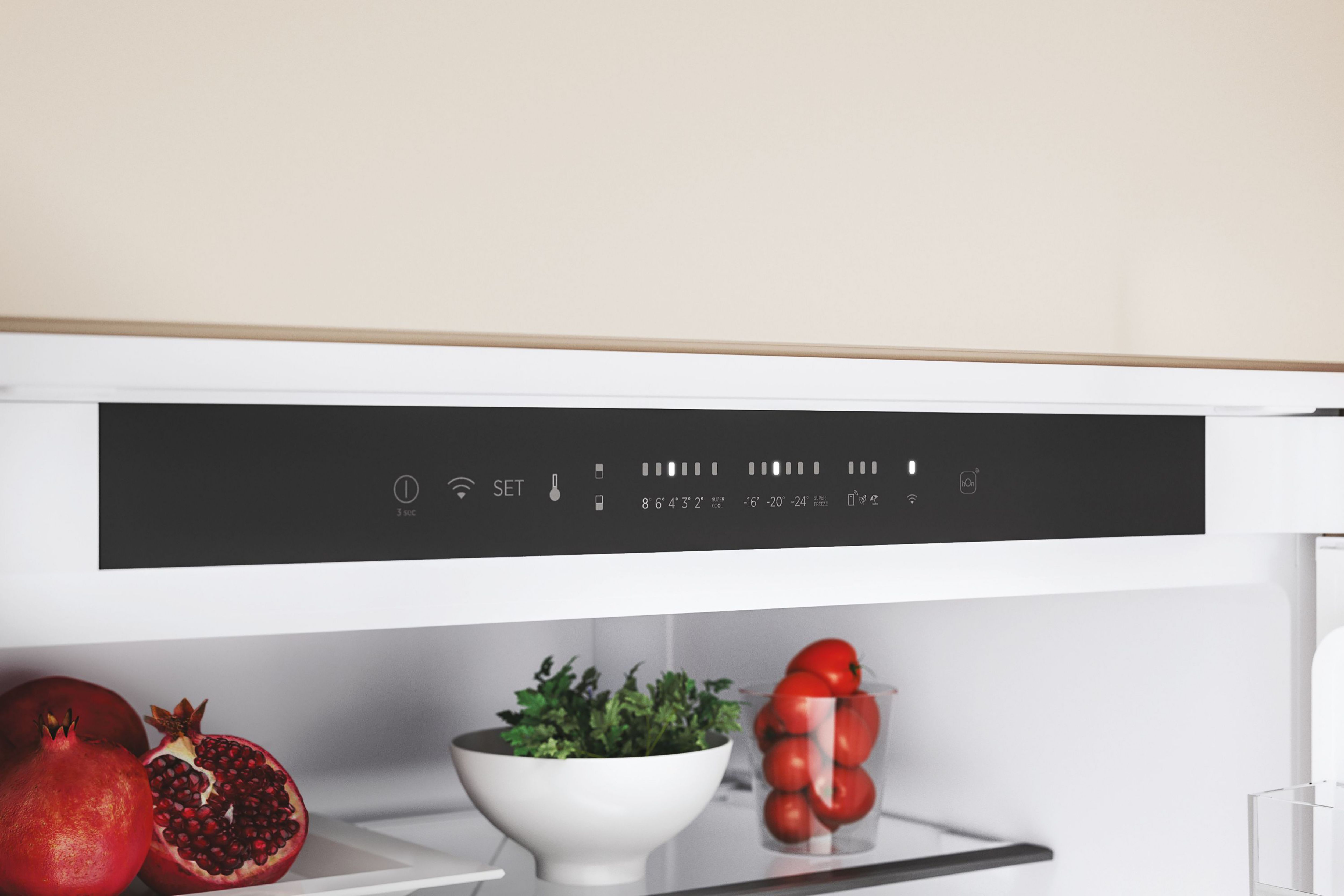 Hoover HOBT5519EWK 70:30 Traditional Built-in Automatic defrost Fridge freezer - White