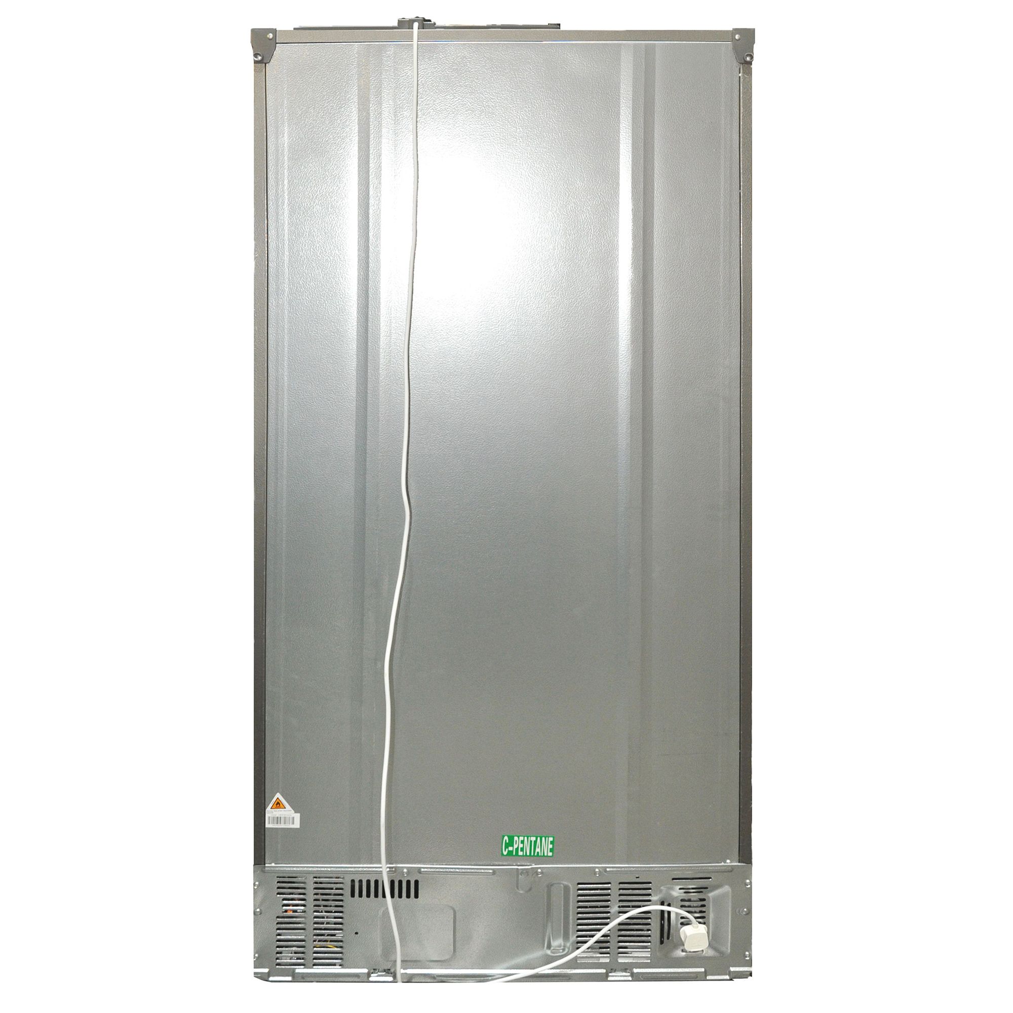 Hoover HSC818FXWDK 70:30 American style Freestanding Frost free Fridge freezer - Silver effect