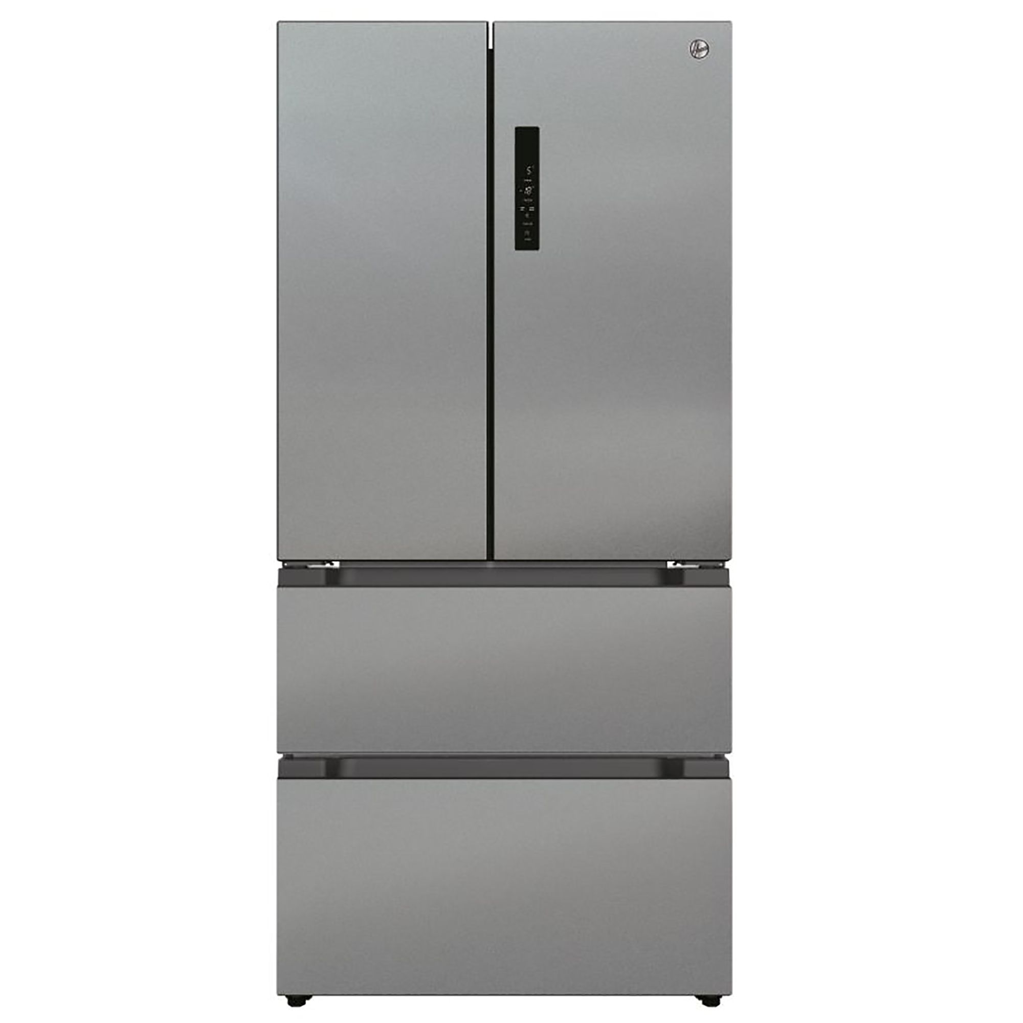 Hoover HSF818FXK 70:30 American style Freestanding Frost free Fridge freezer - Silver effect