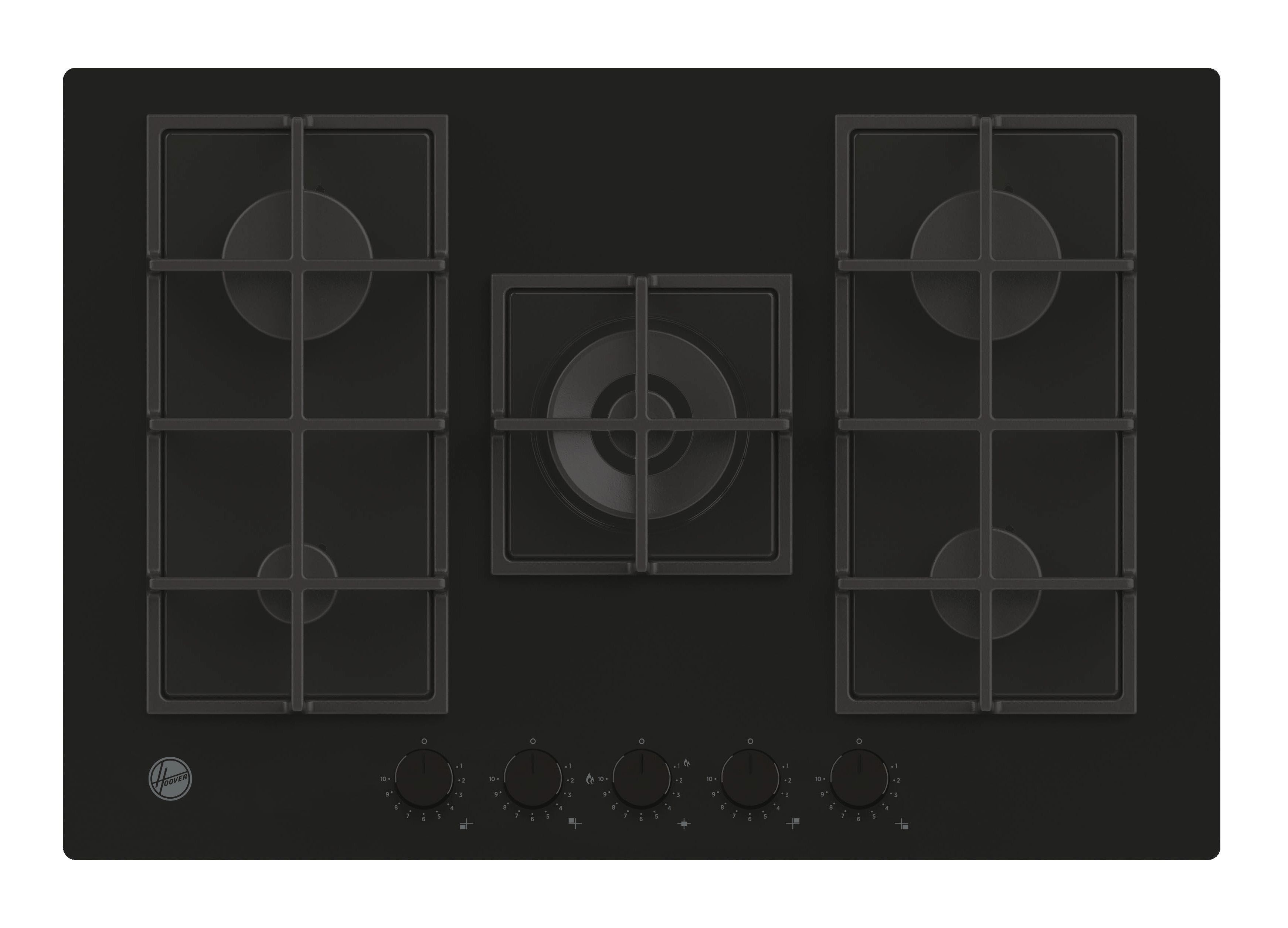 Hoover HVG74WC5B 74.5cm Gas Hob - Black