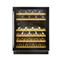 Hoover HWCB60 UK/N Black Stainless steel effect 46 bottles Wine cooler