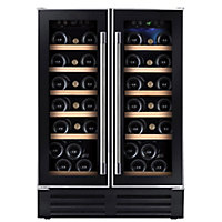 Hoover HWCB60DUK Wine cooler - Black stainless steel effect