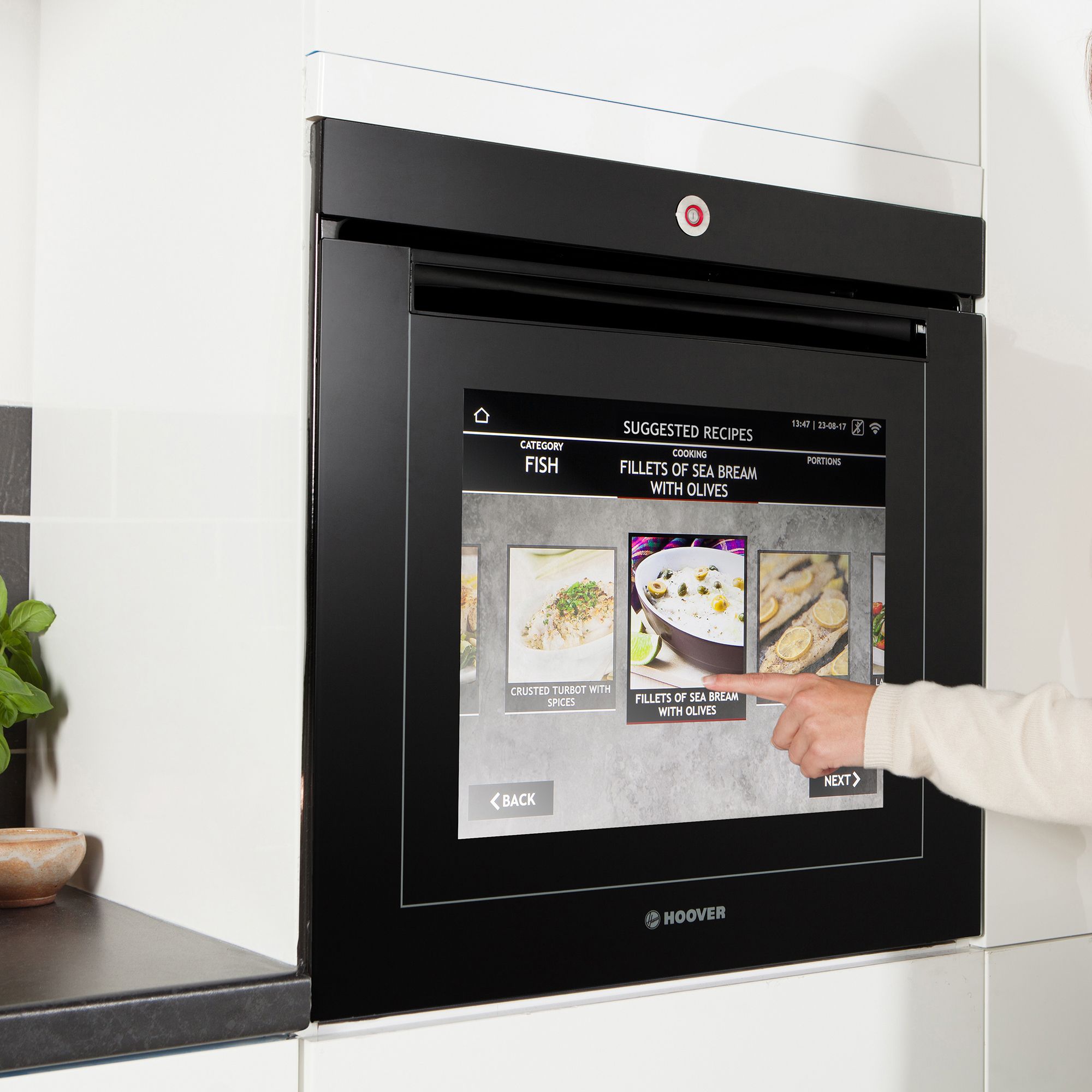 Hoover Touchscreen Vision Built-in Single Electric Oven - Black