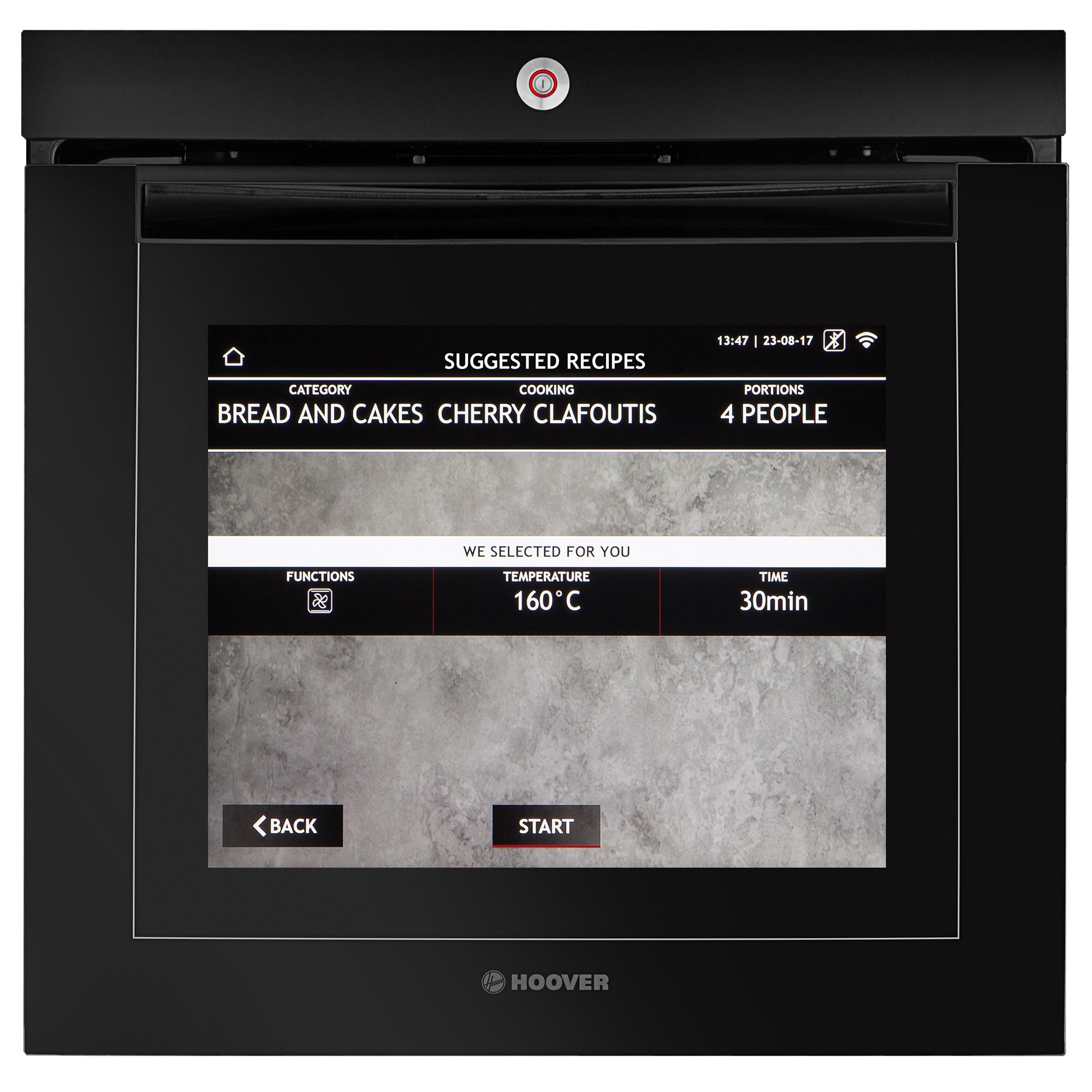 Hoover Touchscreen Vision Built-in Single Electric Oven - Black