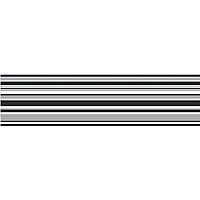 Horizontal stripe Black & white Striped Border