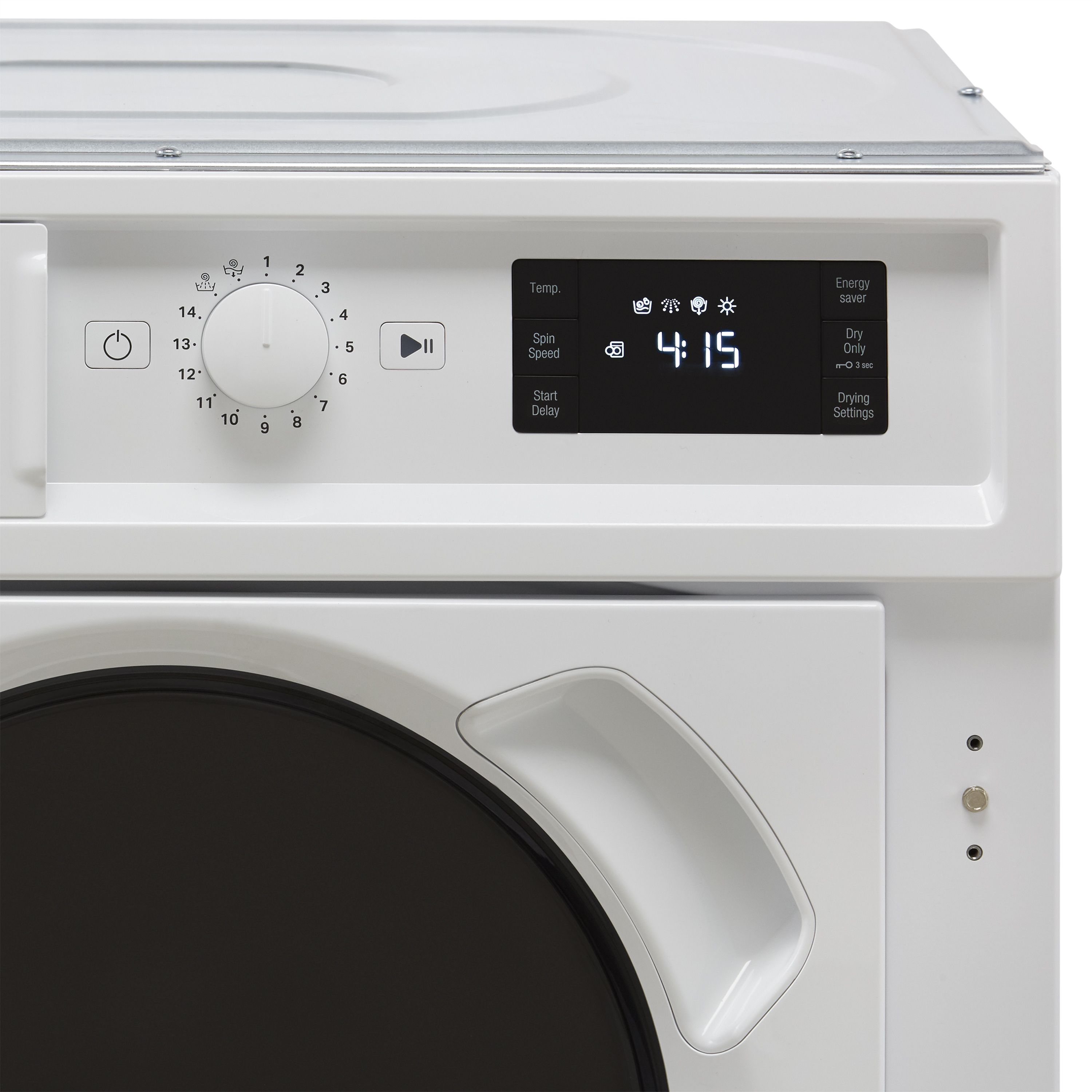 Hotpoint BIWDHG961484UK_WH 9kg/6kg Built-in Condenser Washer dryer - White