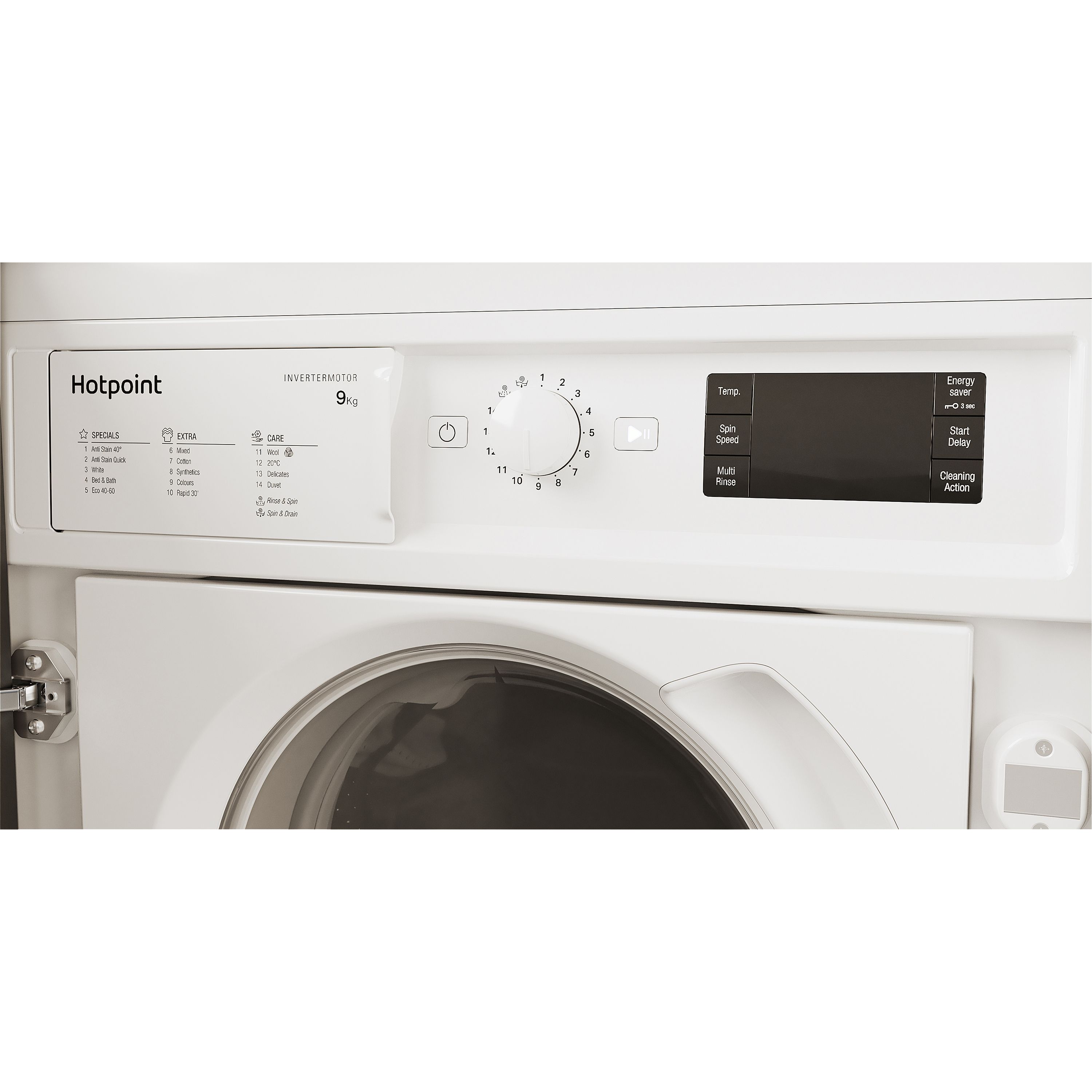 Hotpoint BIWMHG91484UK_WH 9kg Built-in 1400rpm Washing machine - White