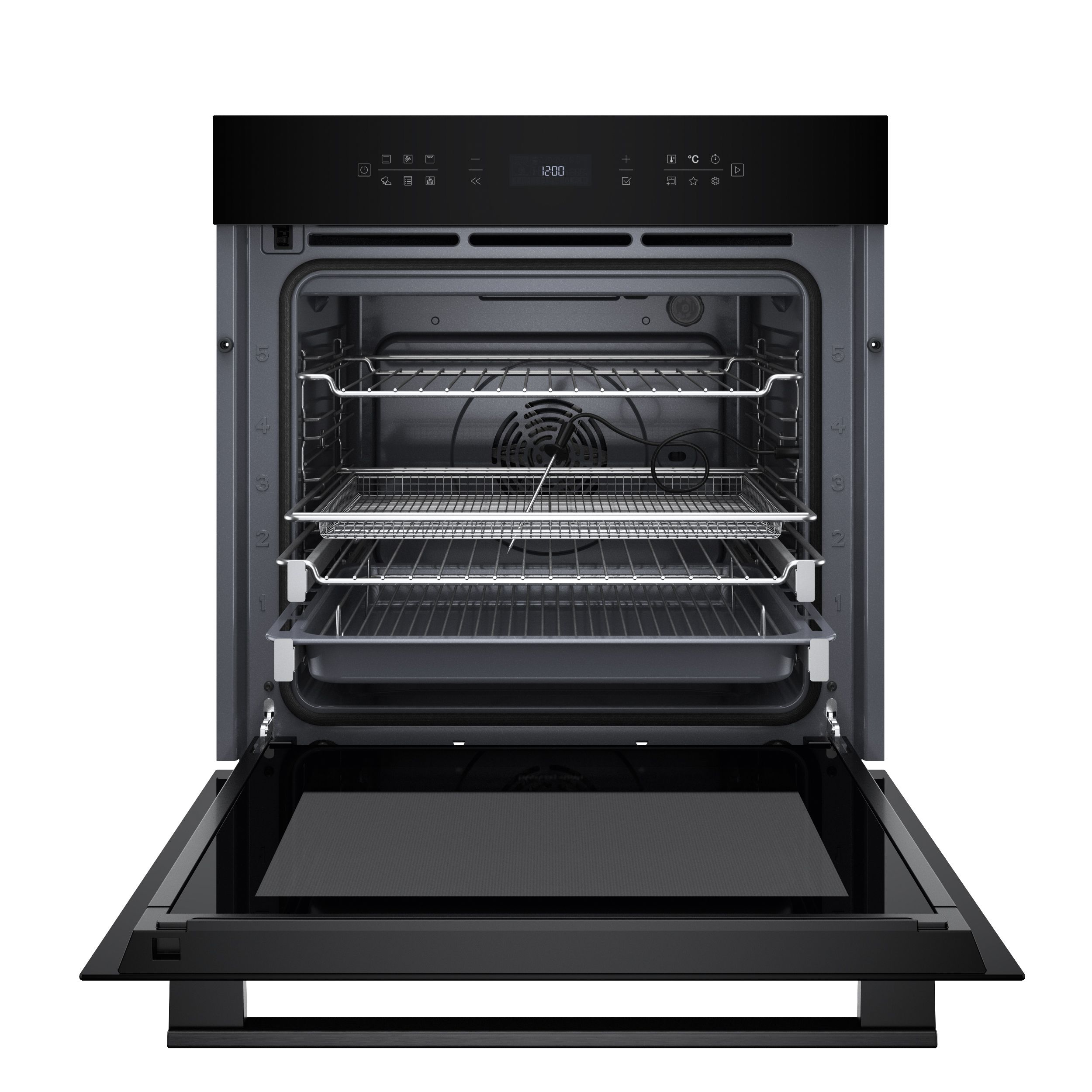 Hotpoint Class 6 HOI68PPT2SBUK Built-in Single electric multifunction Oven - Black
