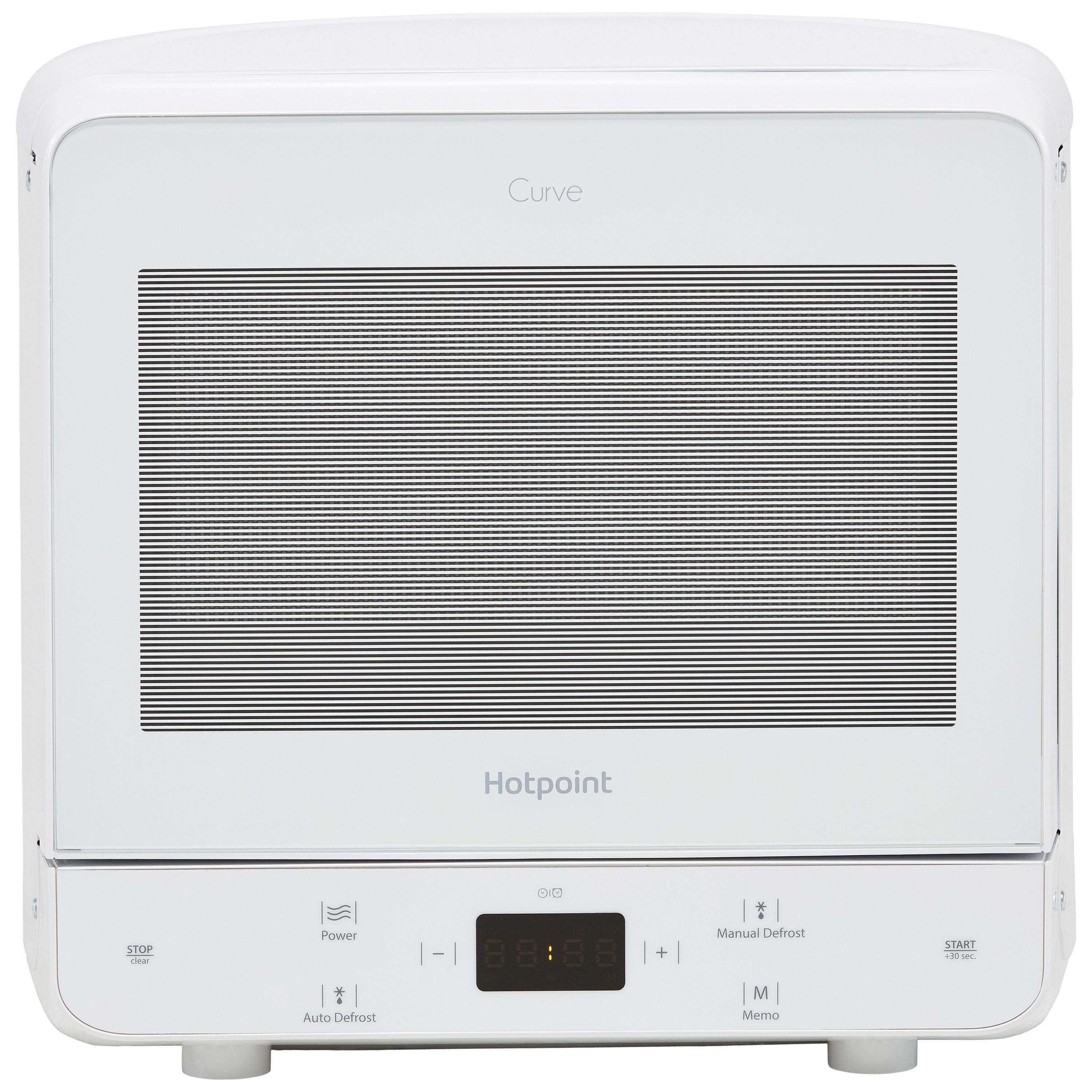 Hotpoint Curve MWH1331FW_WH 13L Freestanding Microwave - White