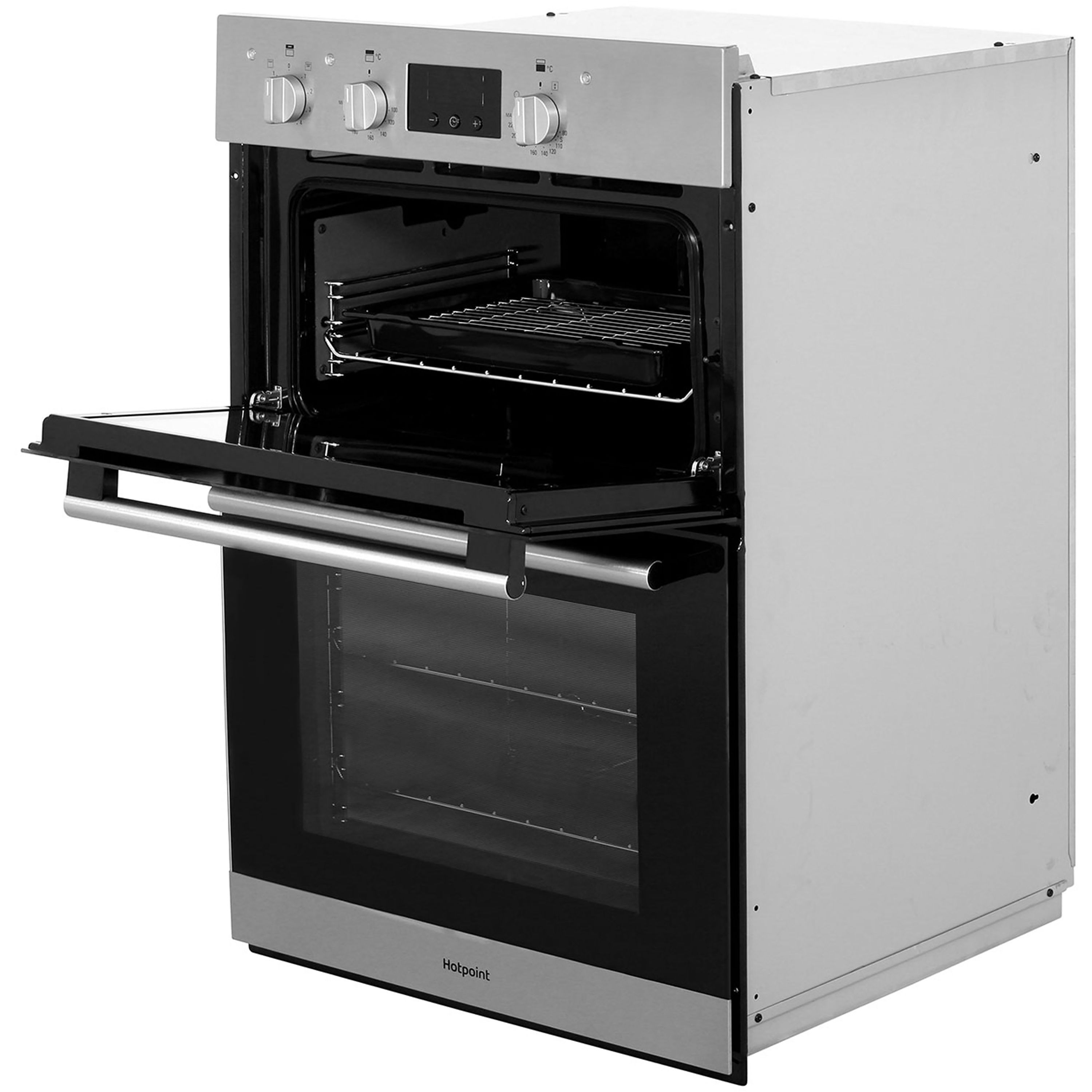 Hotpoint DD2540IX Electric Built-In Double Oven - Stainless Steel - Foto 4