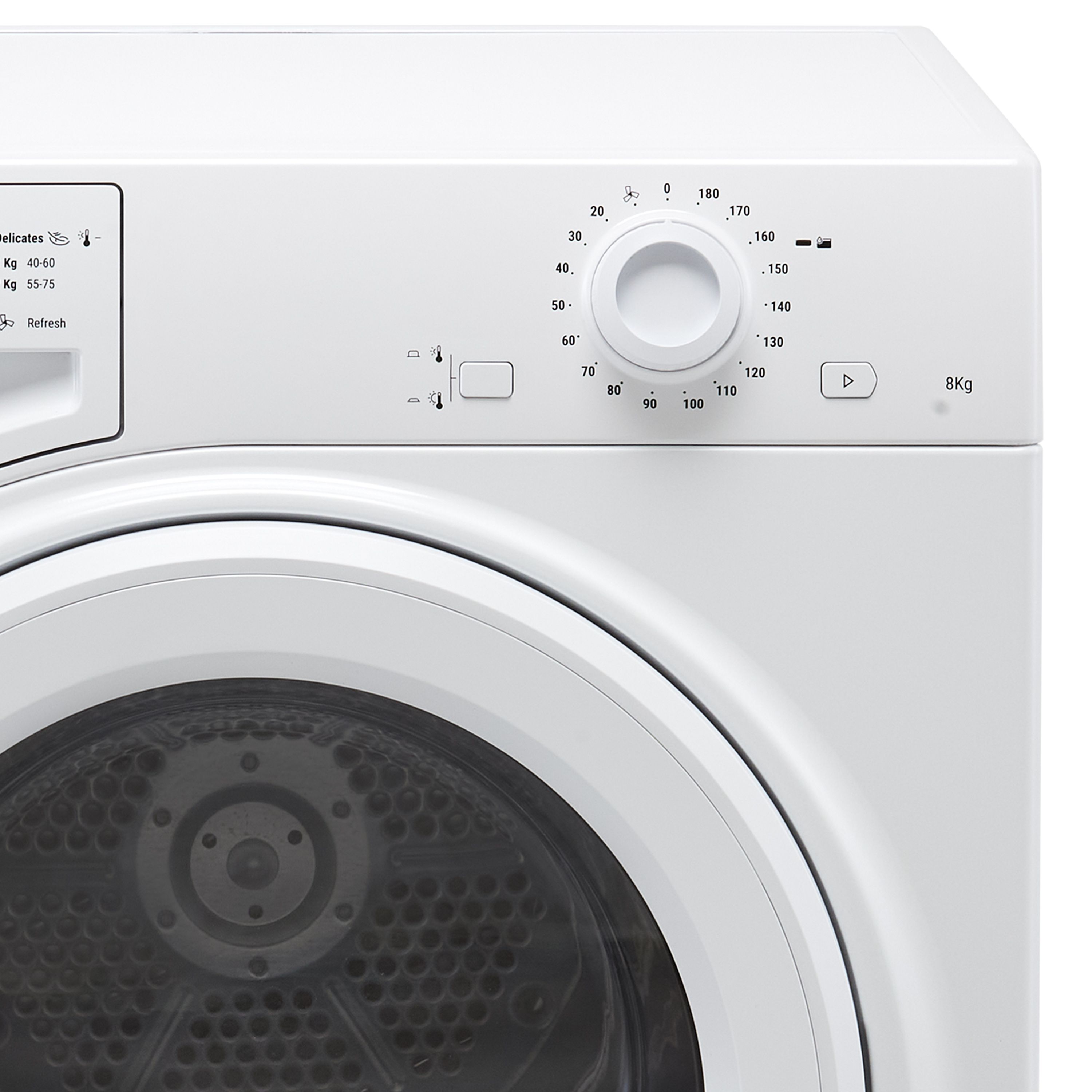 Hotpoint H2D81WUK 8kg Freestanding Condenser Tumble dryer - White