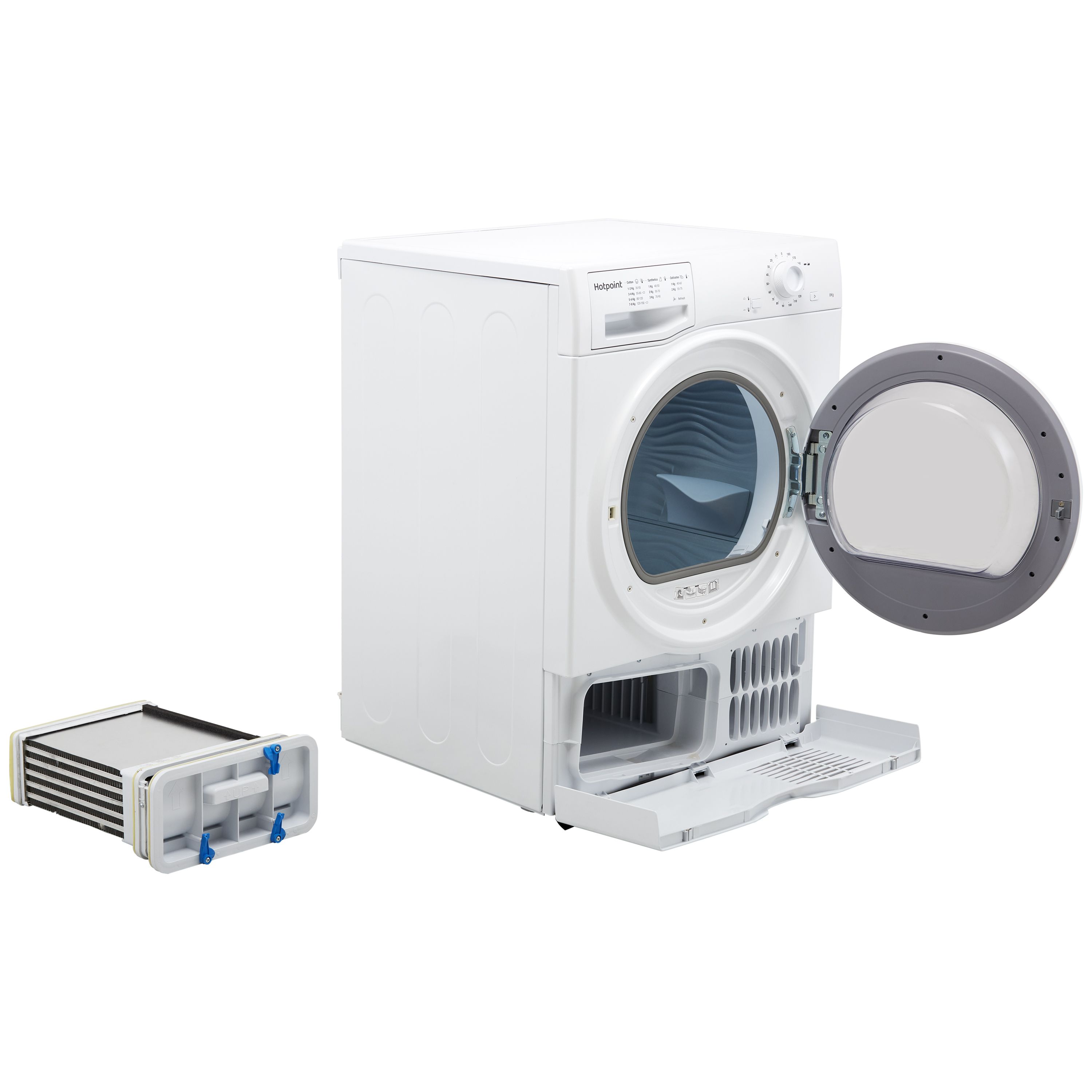 Hotpoint H2D81WUK 8kg Freestanding Condenser Tumble dryer - White