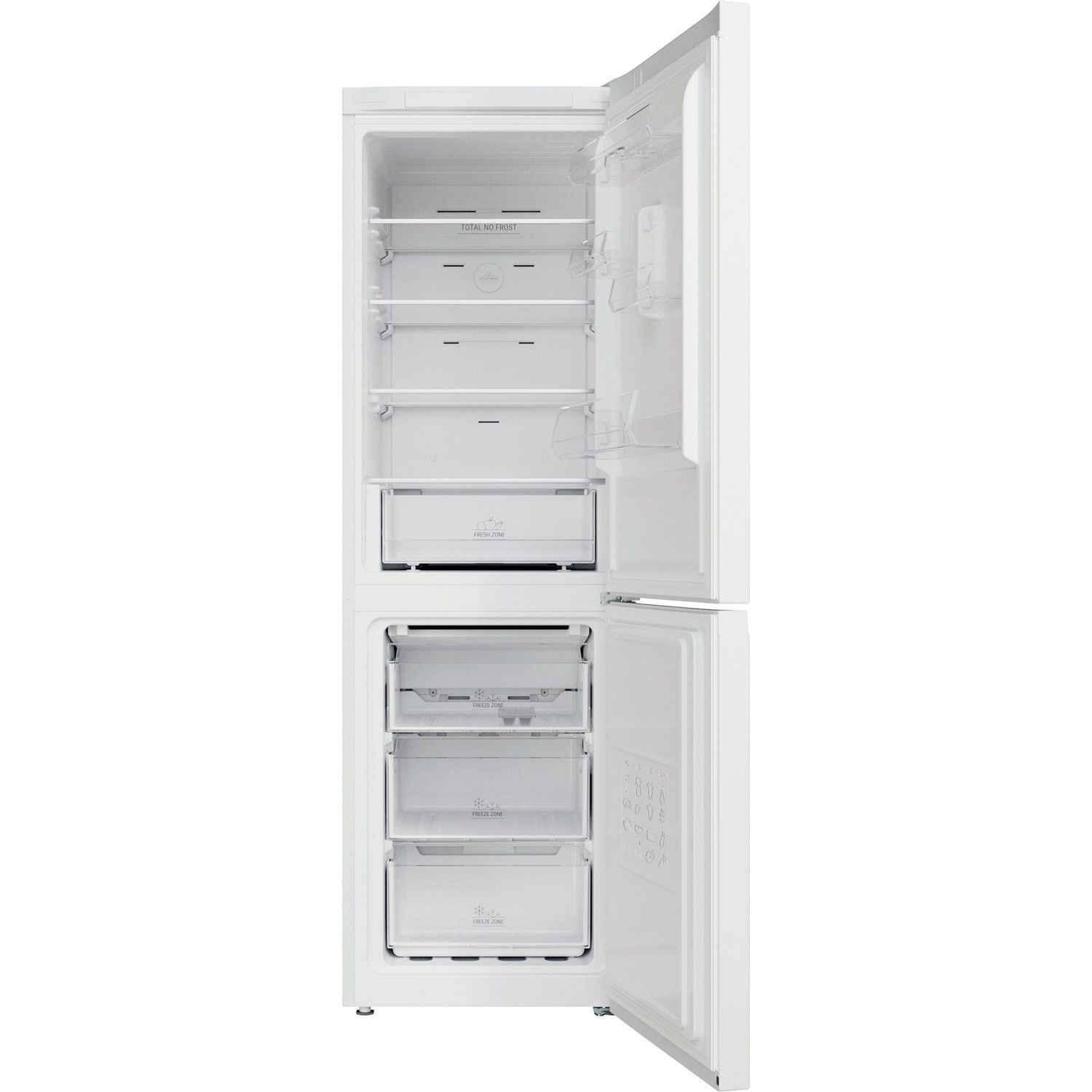 Hotpoint H5X82OW_WH 60:40 Classic Freestanding Frost free Fridge freezer - White