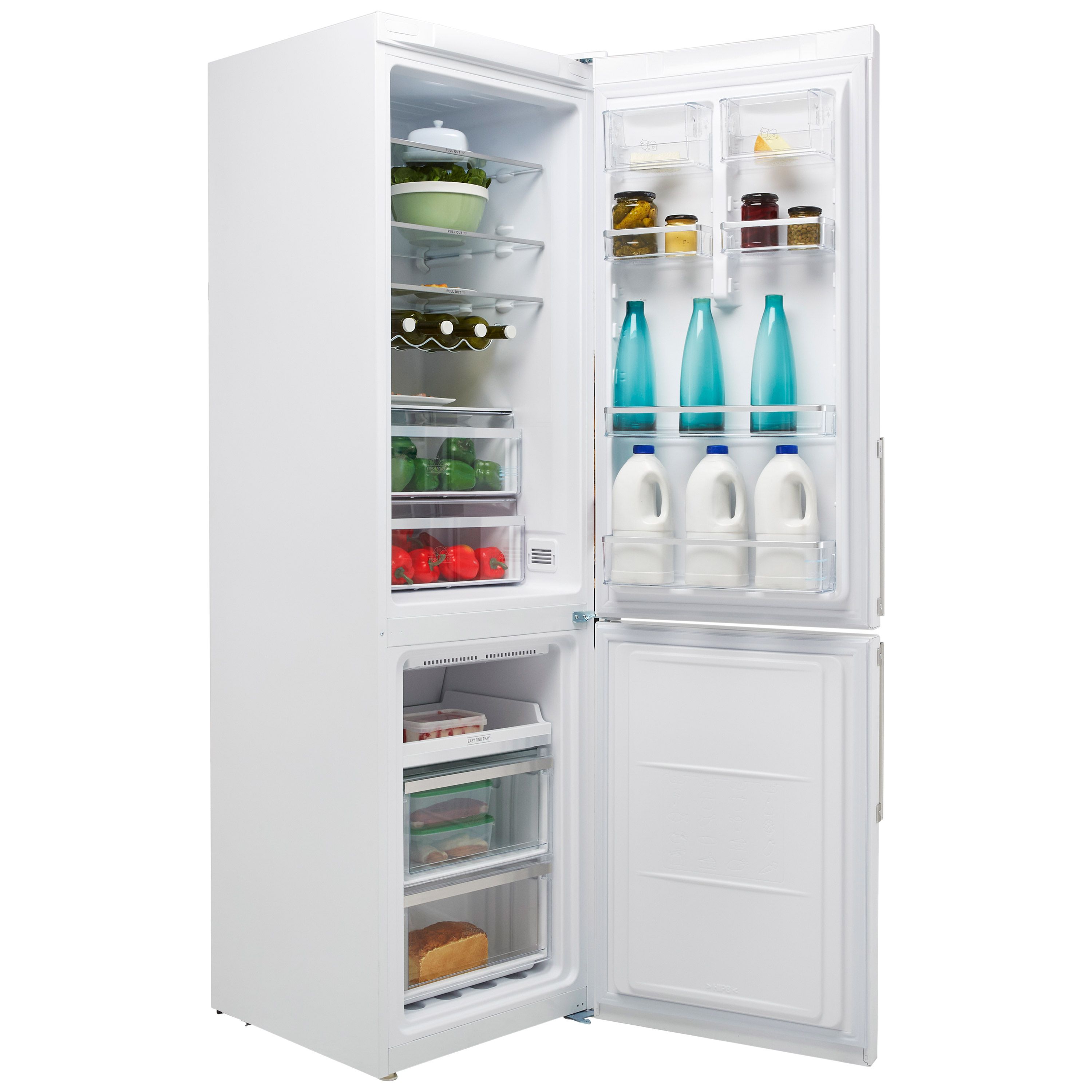 Hotpoint H7NT911TWH1_WH 60:40 Classic Freestanding Frost free Fridge freezer - White