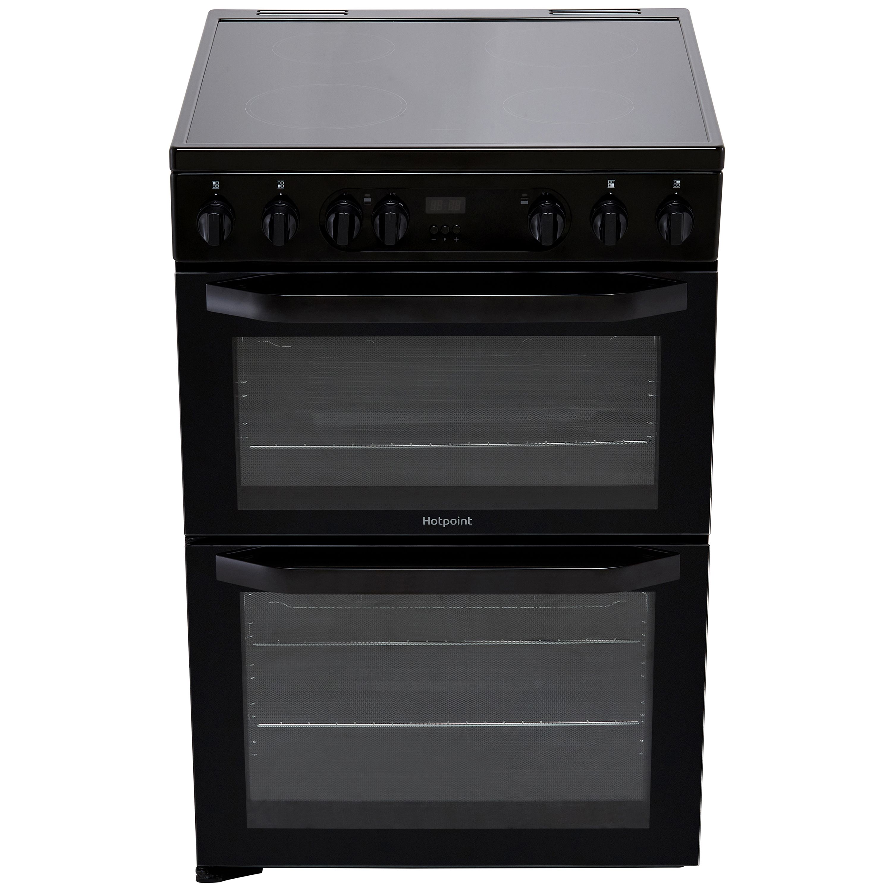 Black double best sale oven electric cooker