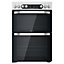 Hotpoint HDM67V9HCW/UK/1 60cm Double Electric Cooker with Ceramic Hob - White