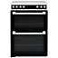 Hotpoint HDT67V9H2CW/UK_WH 60cm Double Electric Cooker with Ceramic Hob - White