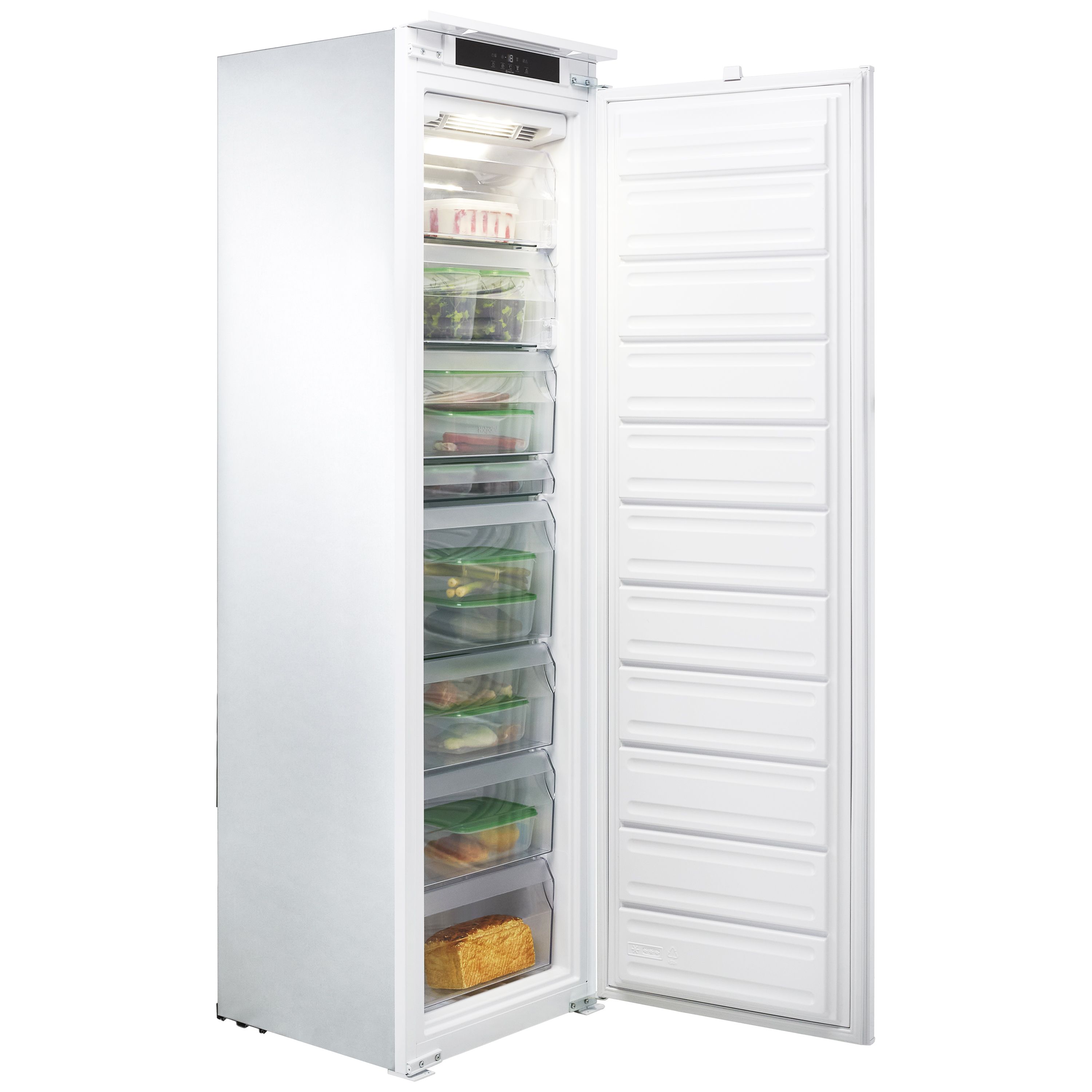 Hotpoint HF1801EF1UK Integrated Frost free Freezer - Gloss white
