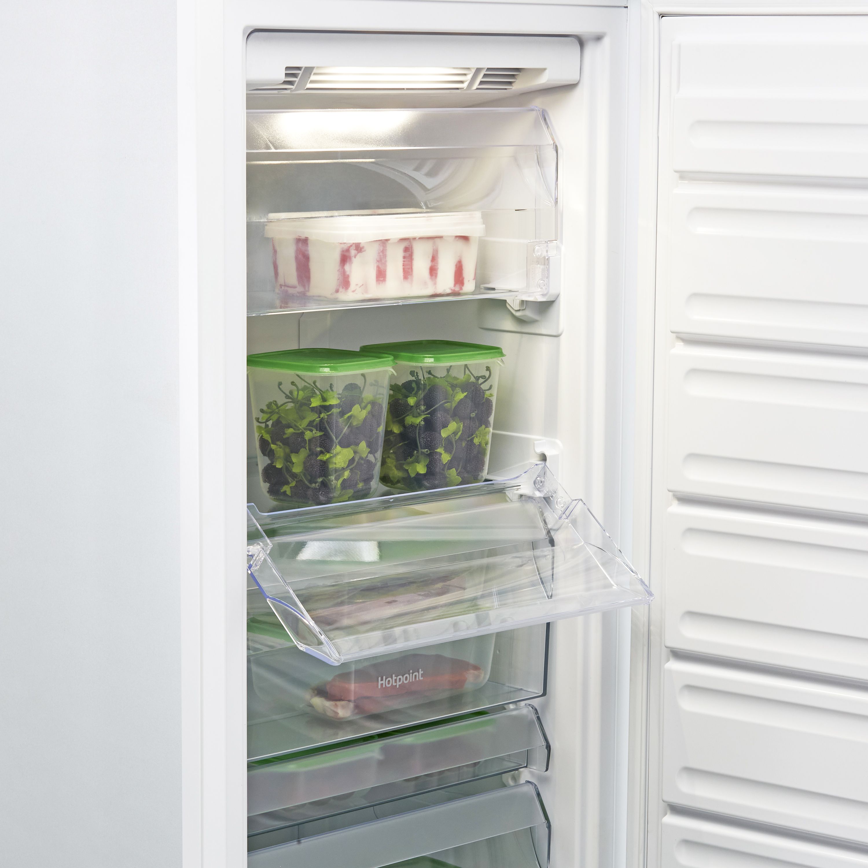 Hotpoint HF1801EF1UK Integrated Frost free Freezer - Gloss white