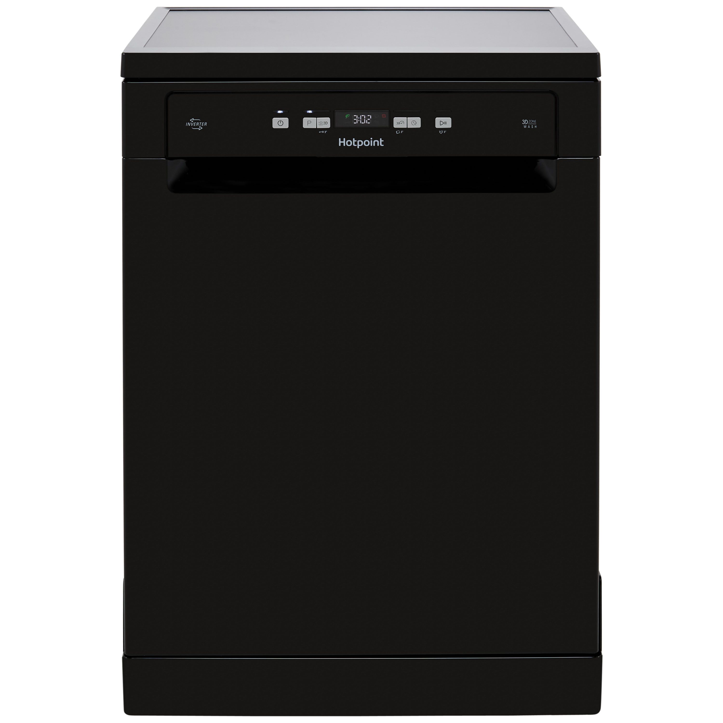 Dishwasher best sale black slimline