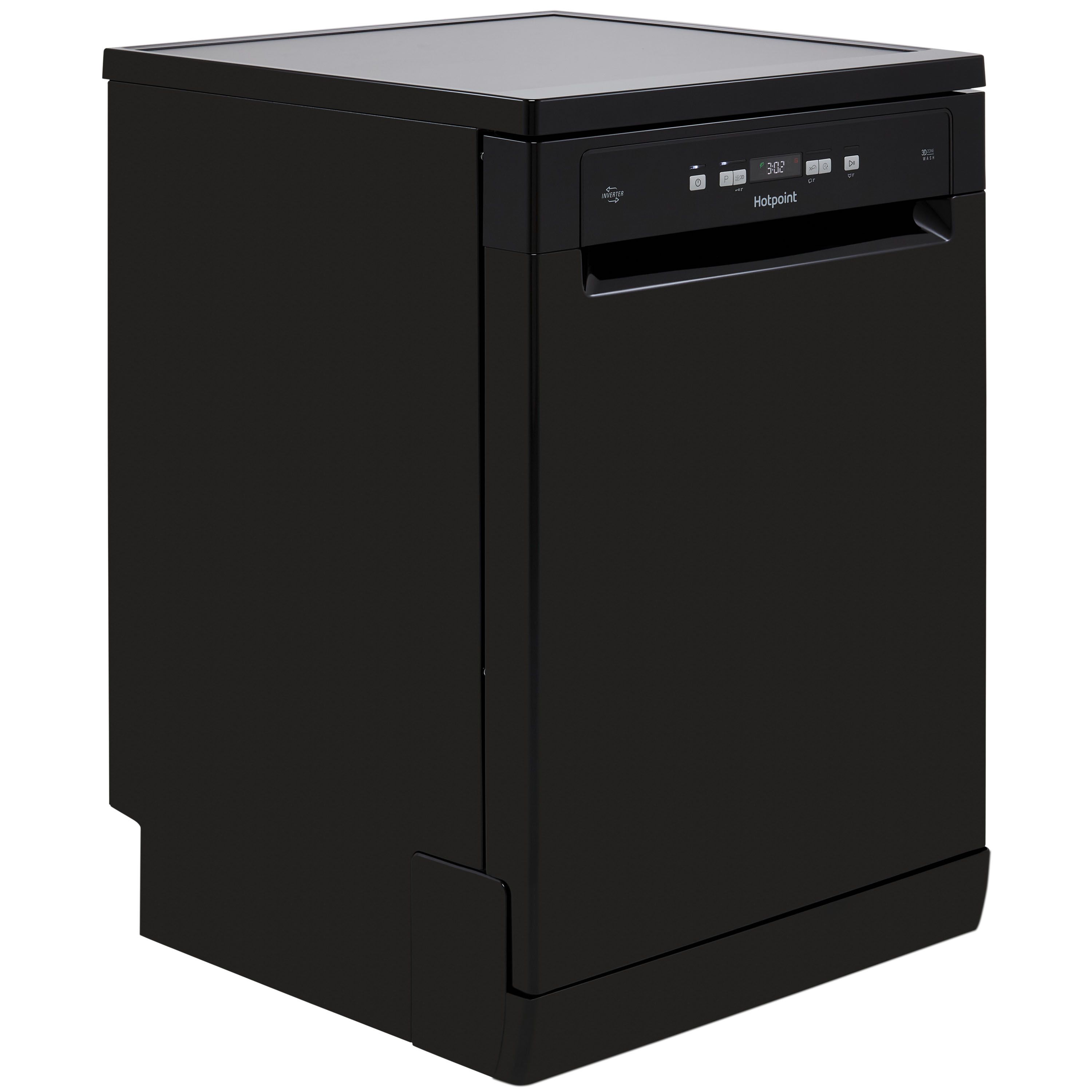 Hotpoint HFC3C26WCBUK Freestanding Full size Dishwasher - Black