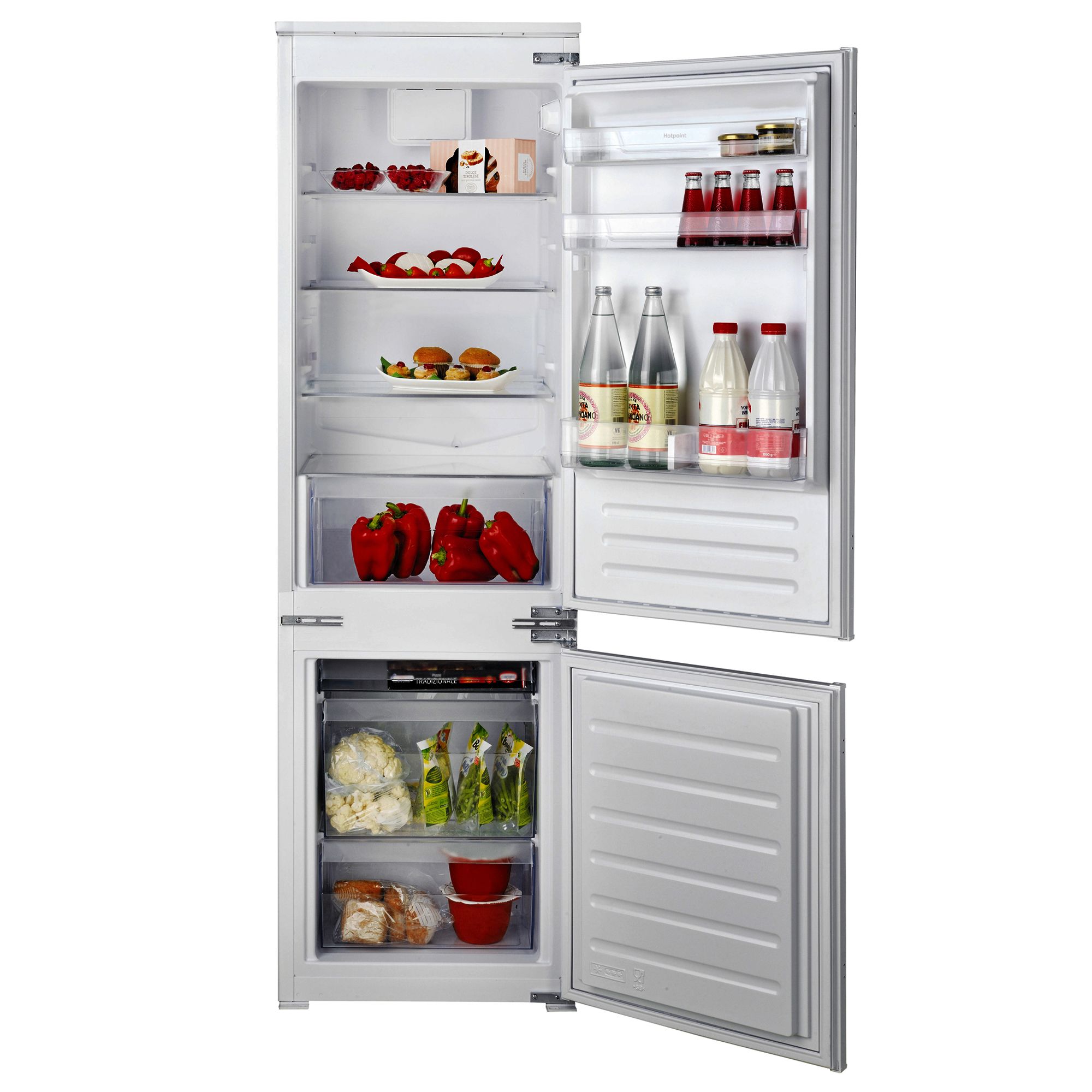 Hotpoint HMCB7030AA 70:30 Defrosting Fridge freezer - White